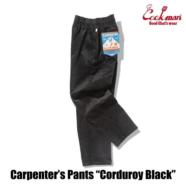 CARPENTER'S PANTS CORDUROY - BLACK