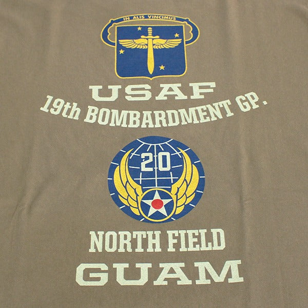BR79516 S/S SHIRT 19TH BOMB SQ - KHAKI