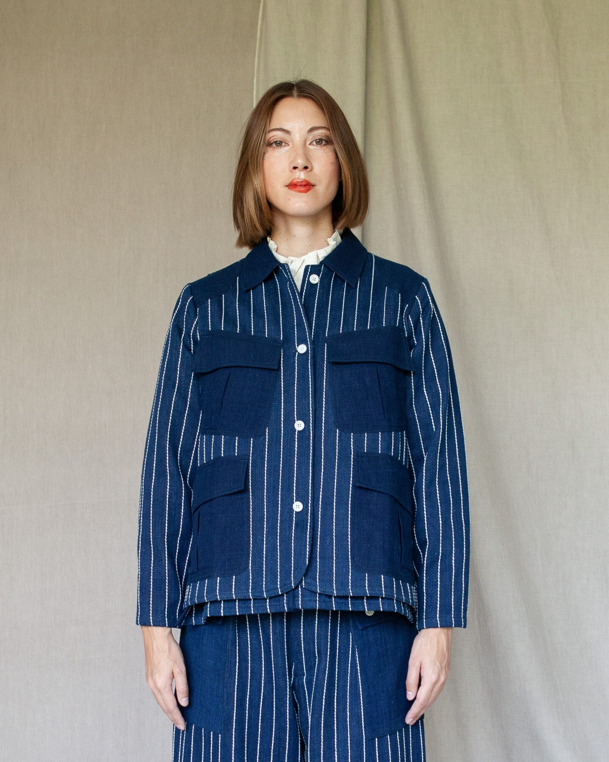 RALLY JACKET - INDIGO
