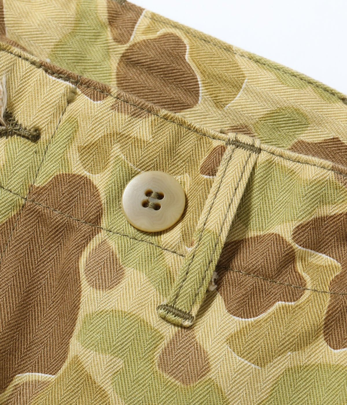 BR42585 TROUSERS HERRINGBONE TWILL CAMOUFLAGE - CAMOUFLAGE