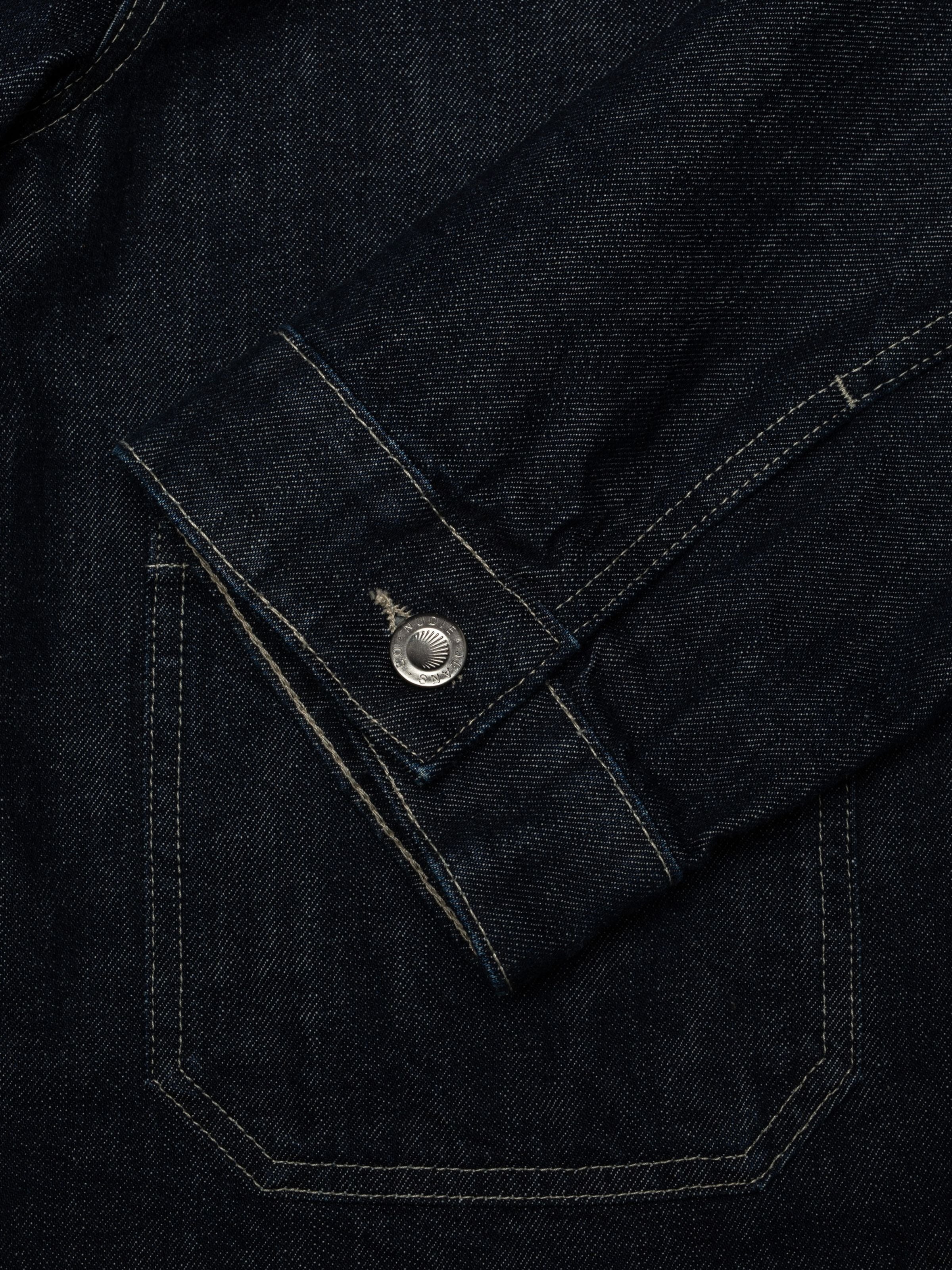 Anja Workwear Denim Jacket - Dark Blue