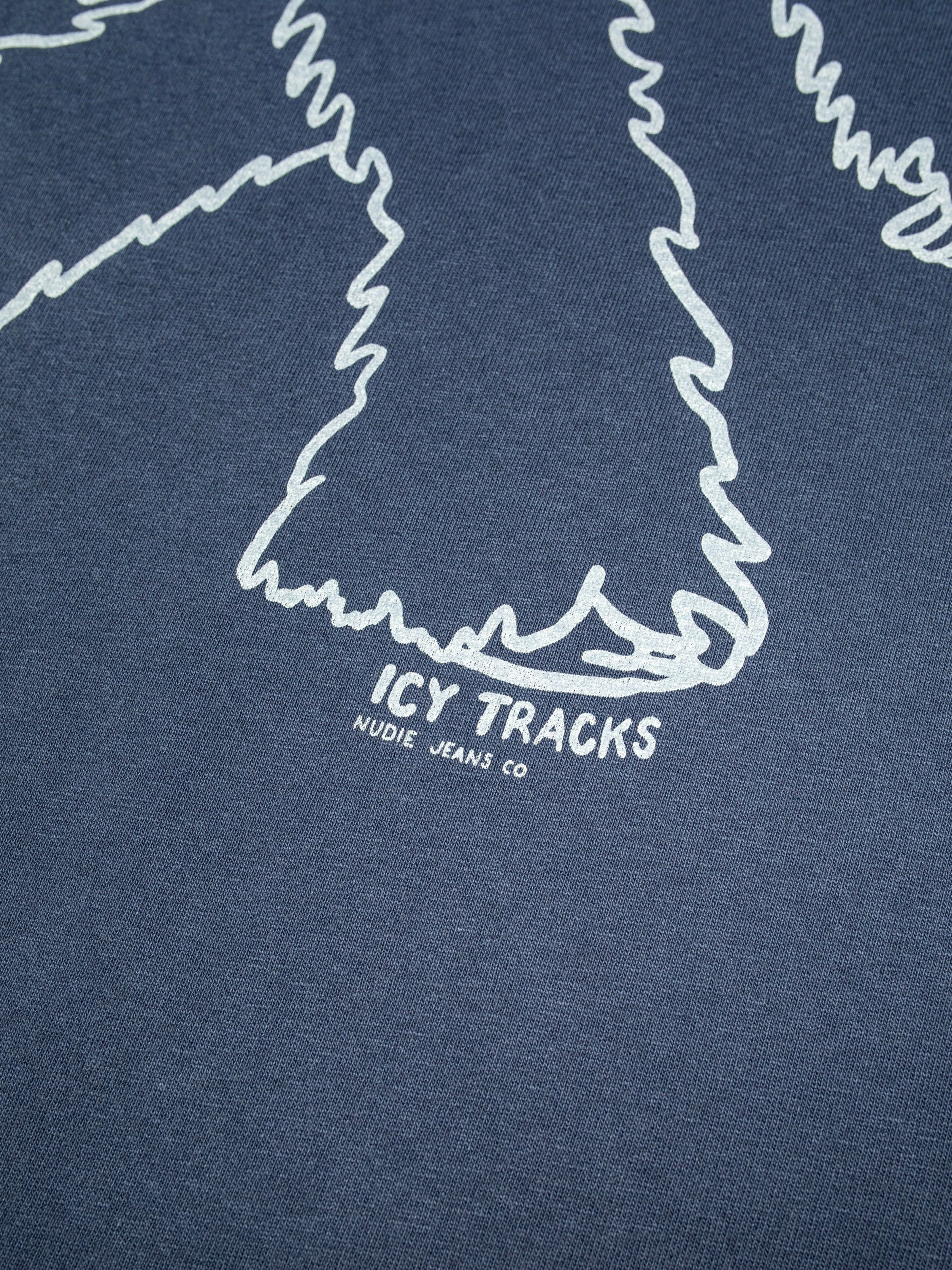 Roy Icy Tracks T-Shirt - Dark Blue