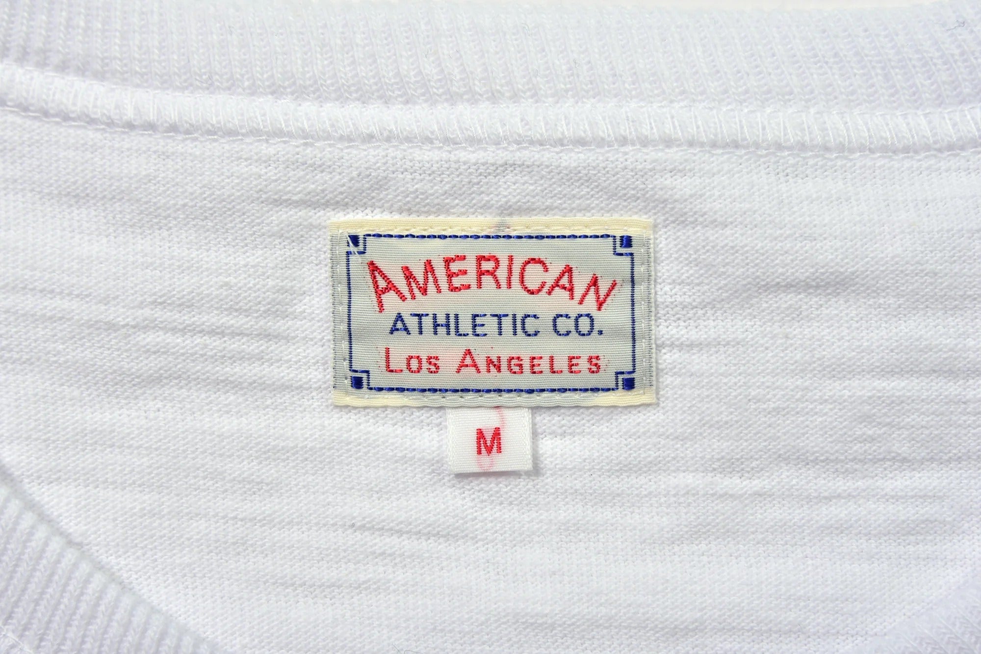 MC21109 ATHLETIC L/S T-SHIRT/ LOOP-WHEEL - WHITE