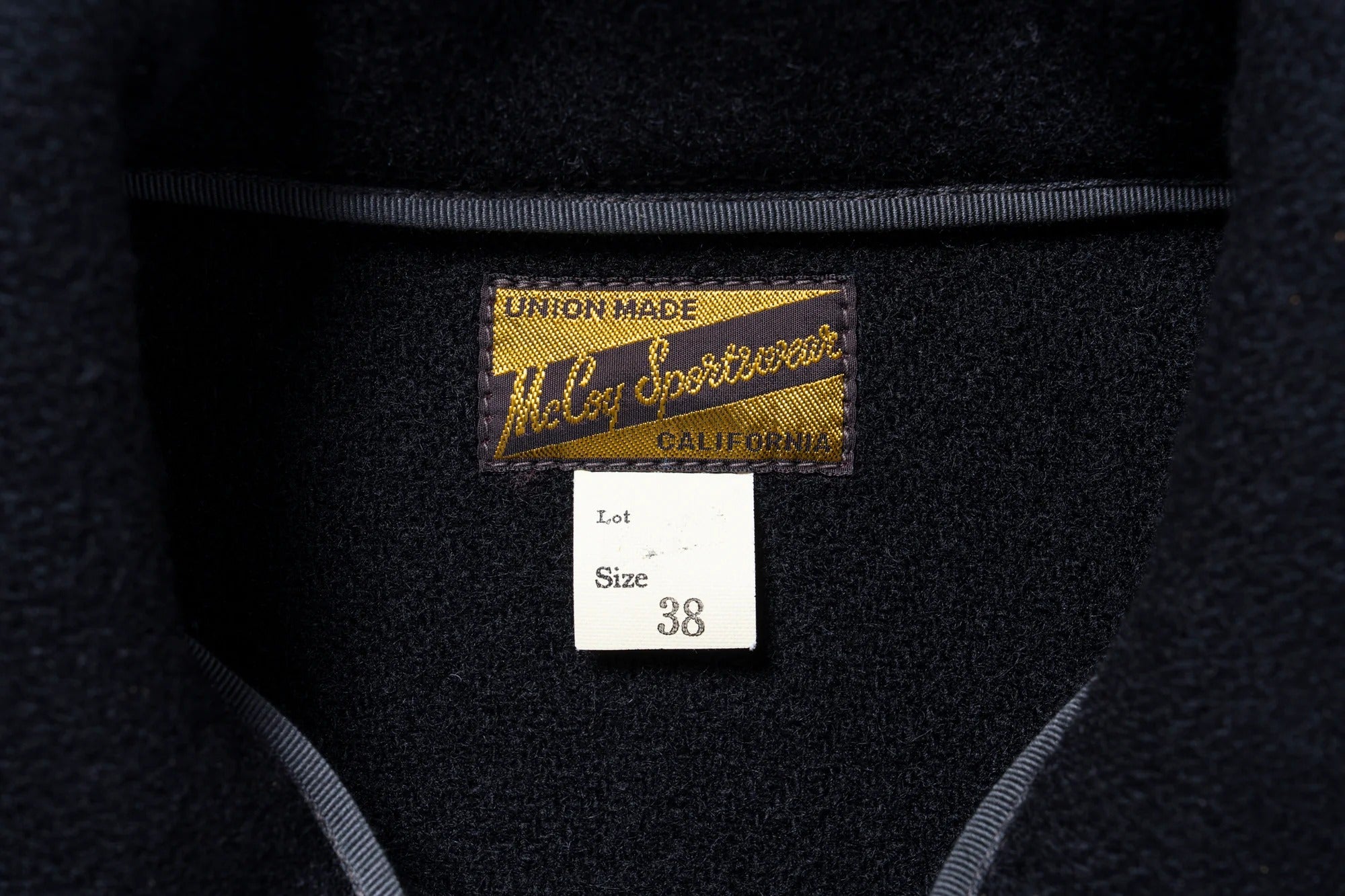 MJ25111 WOOL FIELD SPORTS JACKET - BLACK