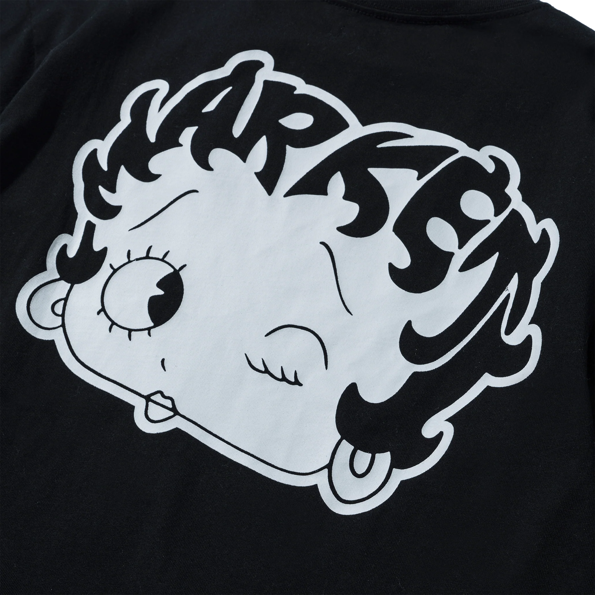 BETTY BOOP MASCOT T-SHIRT - BLACK