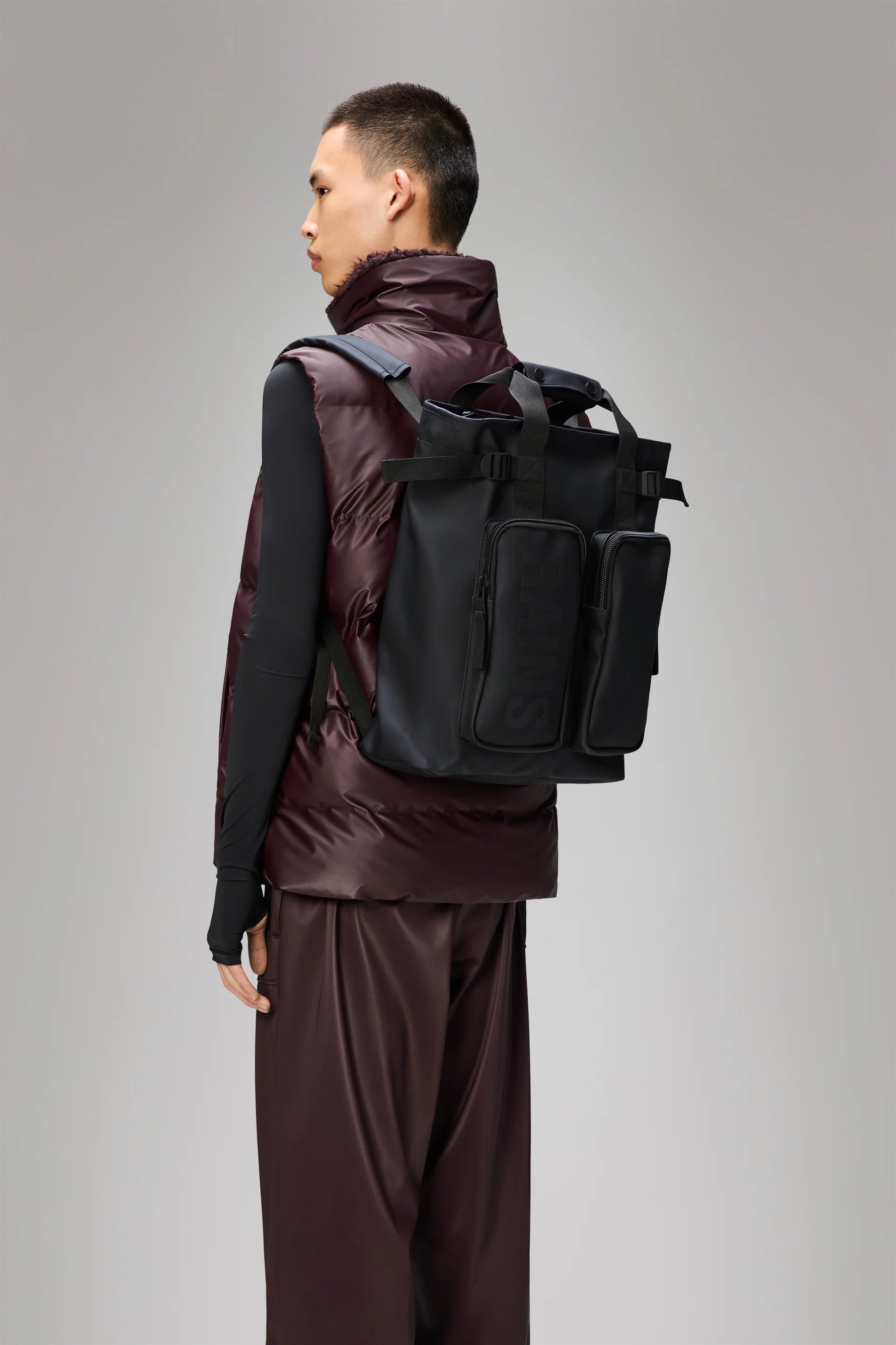 Texel Tote Backpack - BLACK