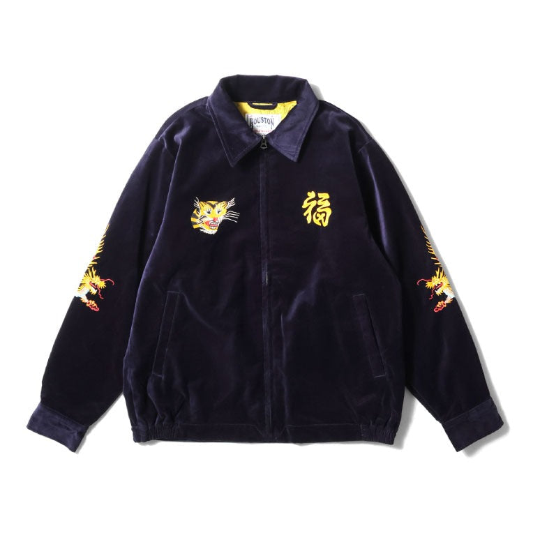 51508 COTTON VELVETEEN VIETNAM JACKET (MAP) - NAVY