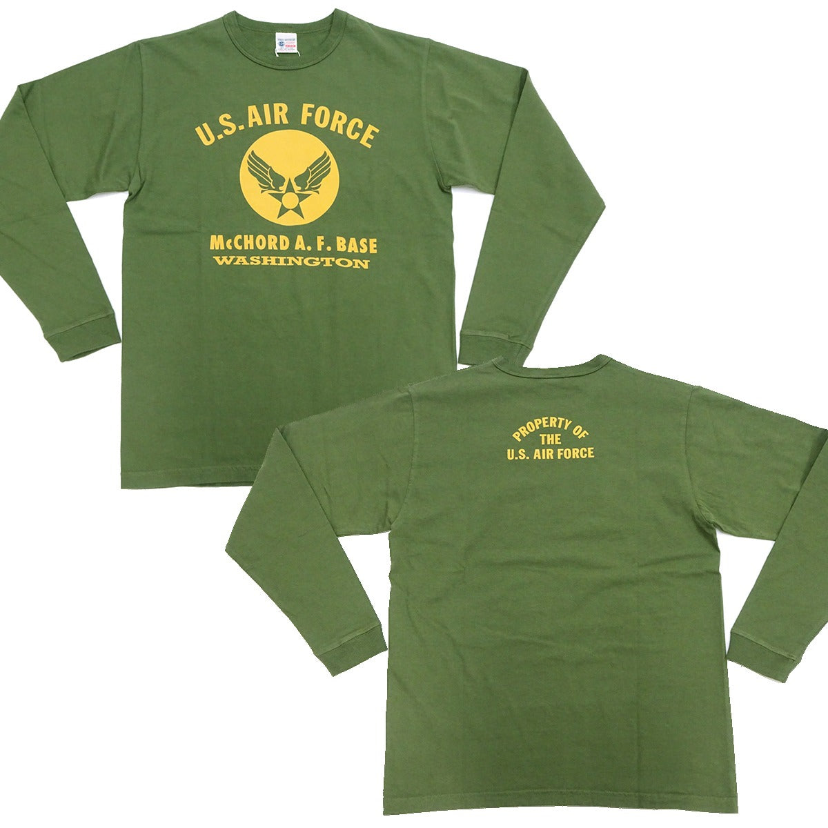 BR69626 LONG SLEEVE T-SHIRT - U.S. AIR FORCE - OLIVE