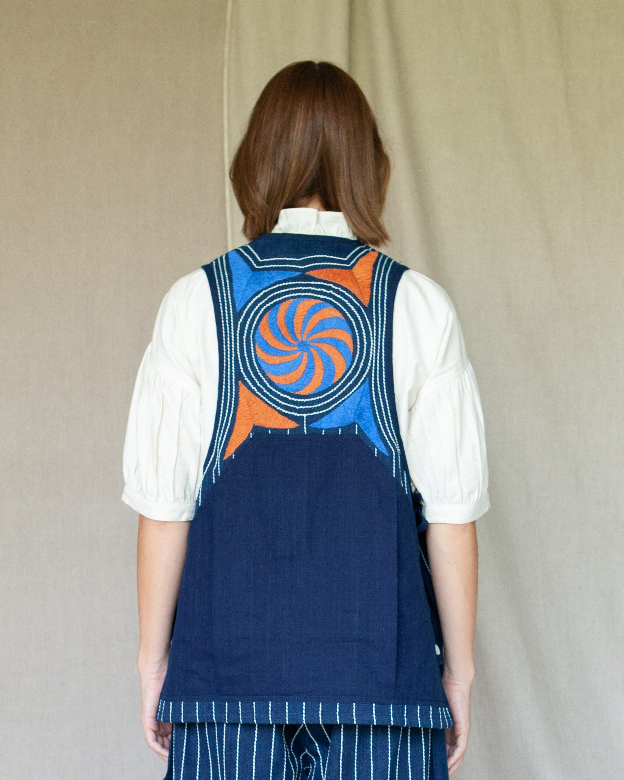 UTILITY VEST - INDIGO