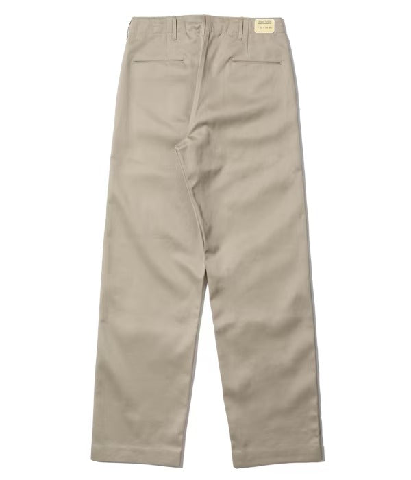M43036 EARLY MILITARY CHINOS 1942 MODEL (ONE WASH) - KHAKI