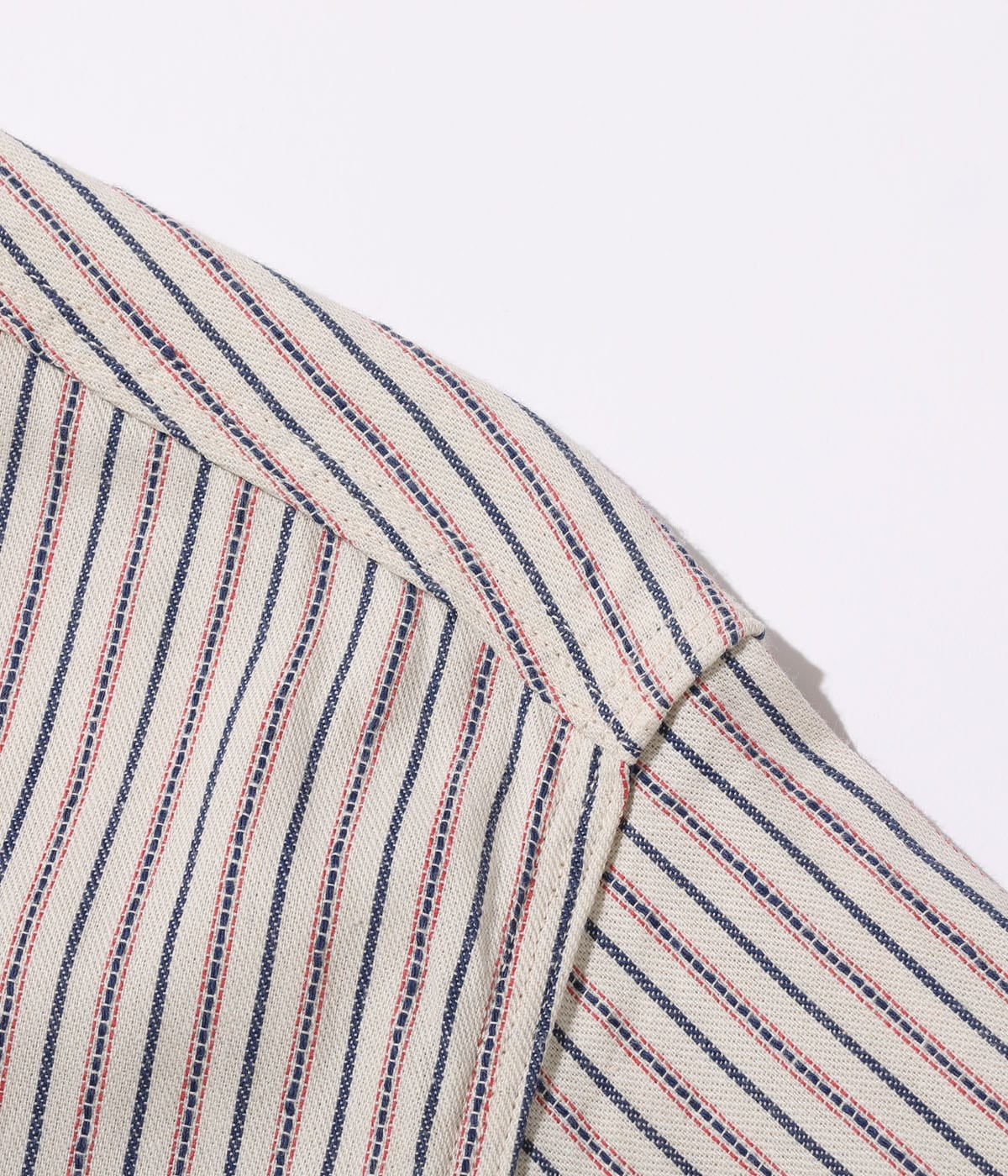 SC39306 DOBBY STRIPE WORK SHIRT (SHORT SLEEVE) - OFF WHITE