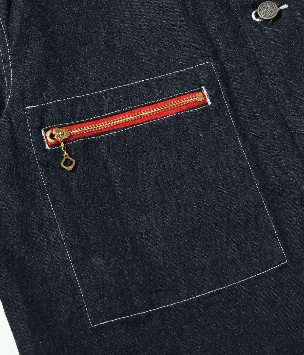 HD15711 HEADLIGHT 11oz. BLUE DENIM WORK COAT - INDIGO