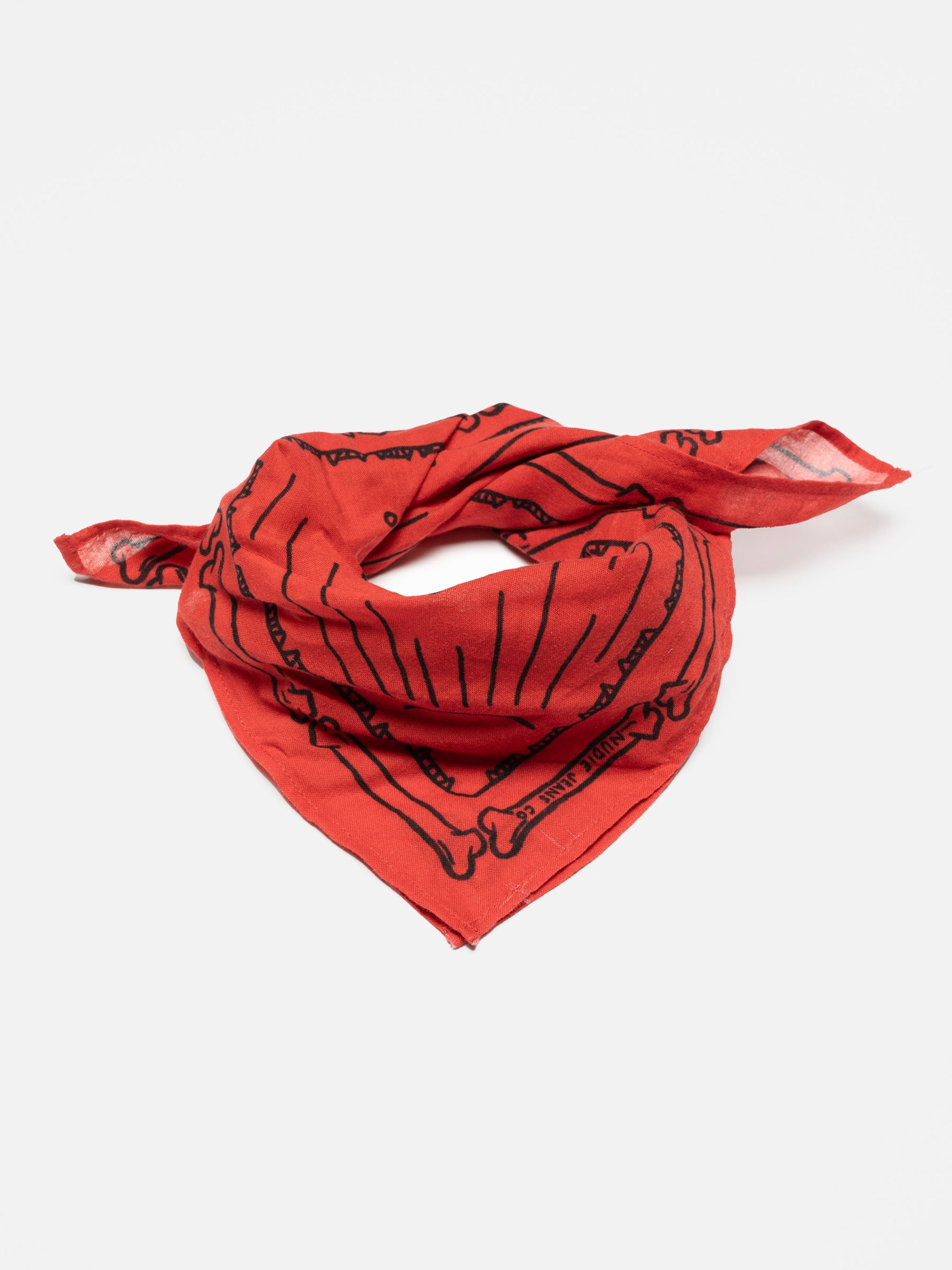 Ingrid Bandana Double Cross - Red