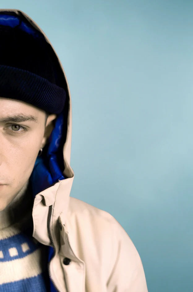 MIKI DOCKER HAT VELVET CORDUROY - DARK BLUE