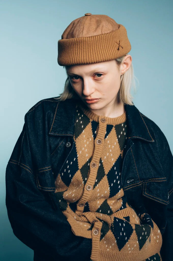 WATCH CAP HAT  - CAPPUCCINO