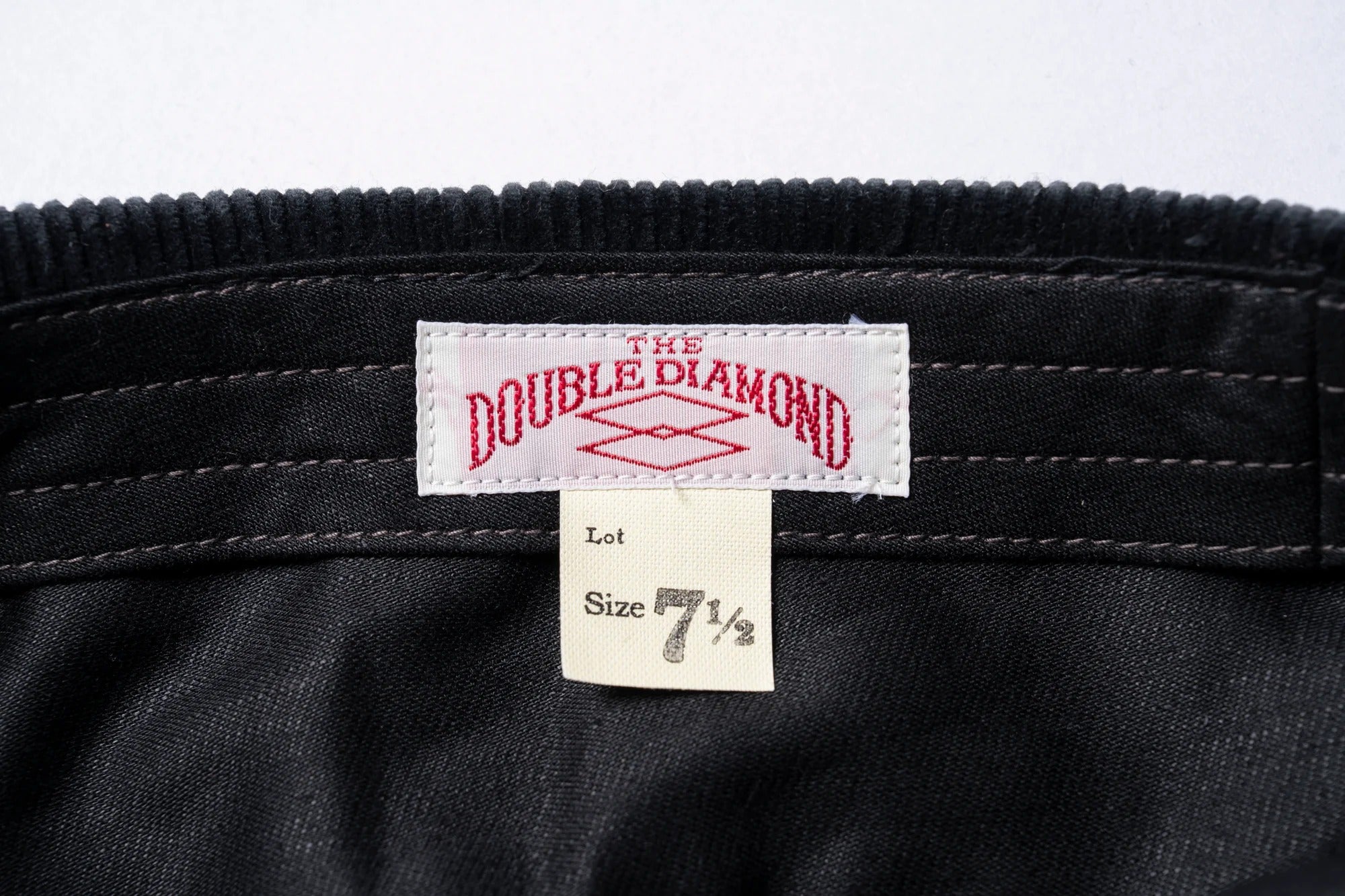 MA25106 DOUBLE DIAMOND CORDUROY NEWSBOY CAP - CHARCOAL