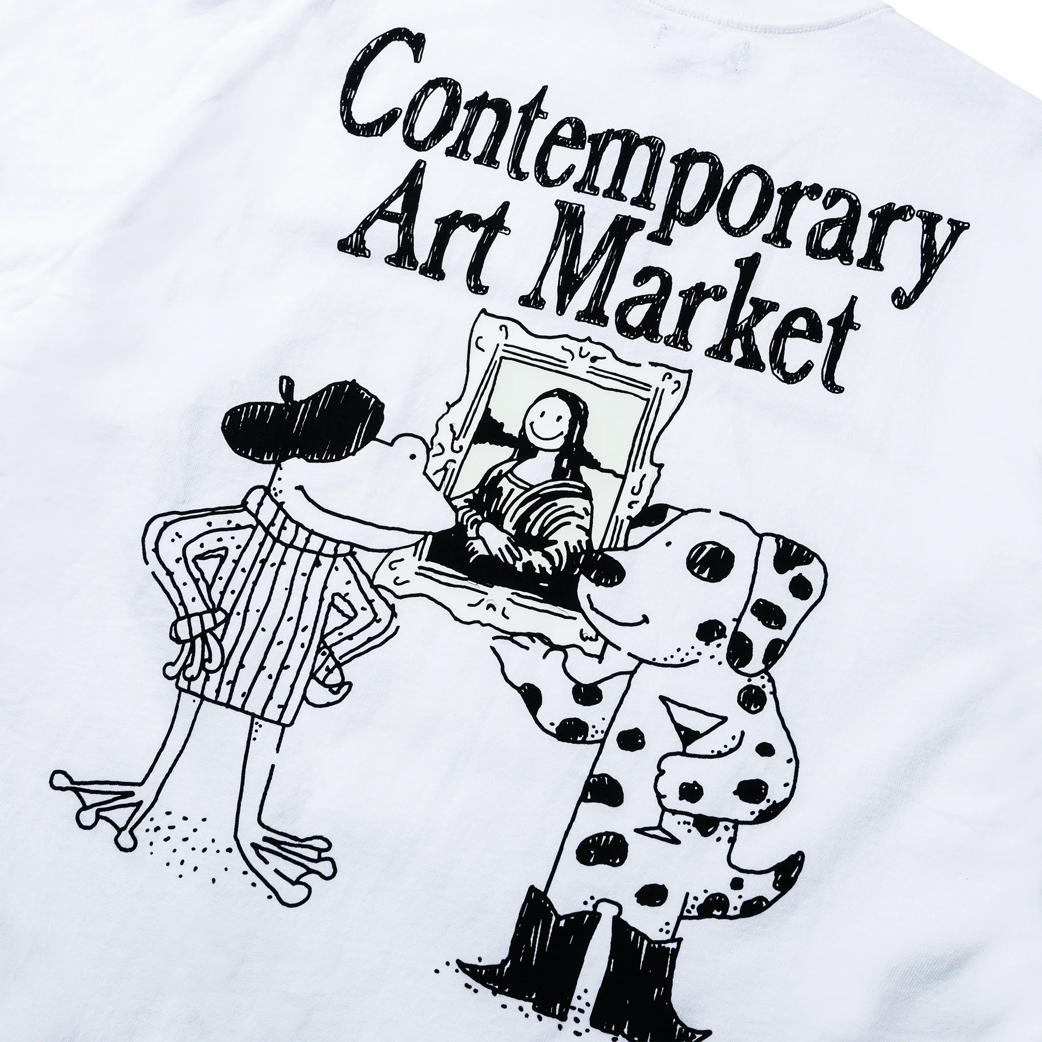 SMILEY MUSEUM UV T-SHIRT - WHITE