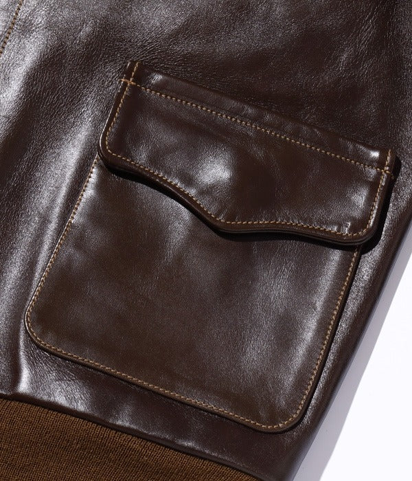 BR80593 Type A-2 “CONTRACT No. W535 AC-23380 ROUGH WEAR CLOTHING CO.” - SEAL BROWN