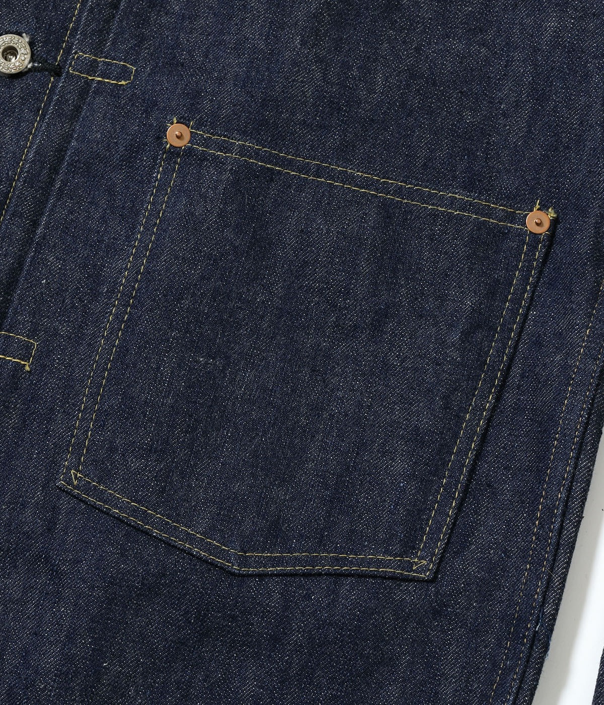 SC19010 SUGAR CANE Super “Denim” Collectibles #10 14oz. BLUE DENIM BLOUSE “S1945” MODEL - INDIGO