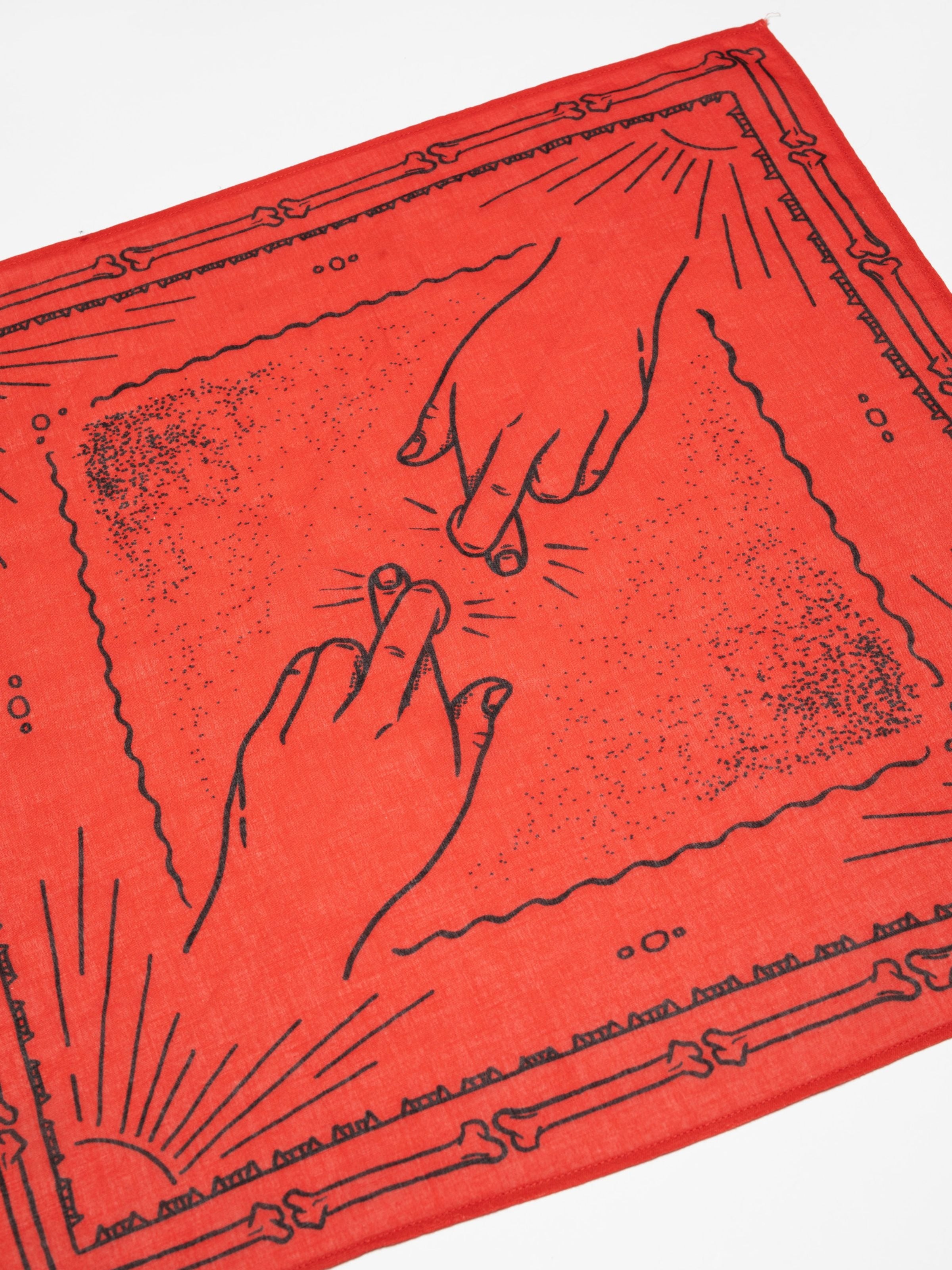 Ingrid Bandana Double Cross - Red