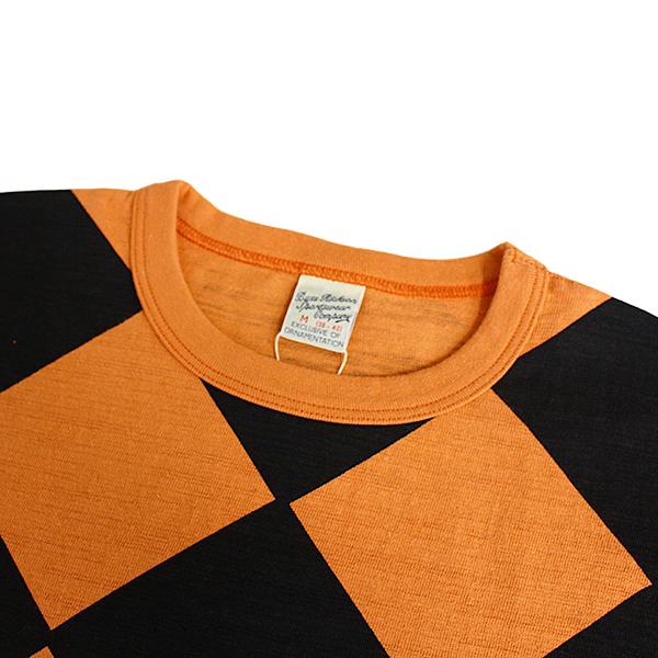 BR79734 SLUB YARN T-SHIRT LINE CREWMAN - ORANGE