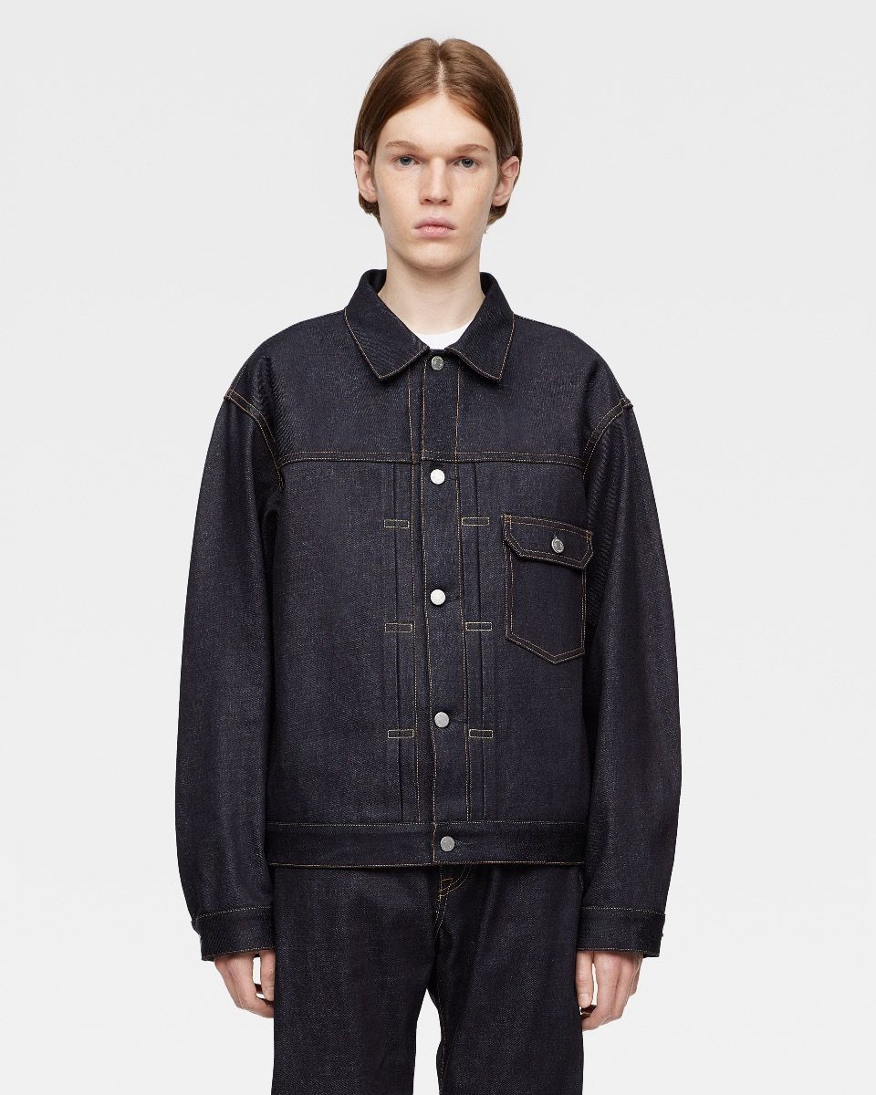MMGJ00015S #001 STANDARD DENIM JACKET 14.7oz - INDIGO
