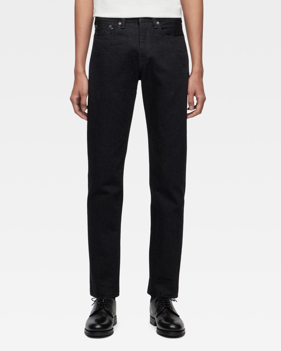 MMJZ1201 #200 CLASSIC TAPERED 15.7oz ZIPPER FLY - BLACK