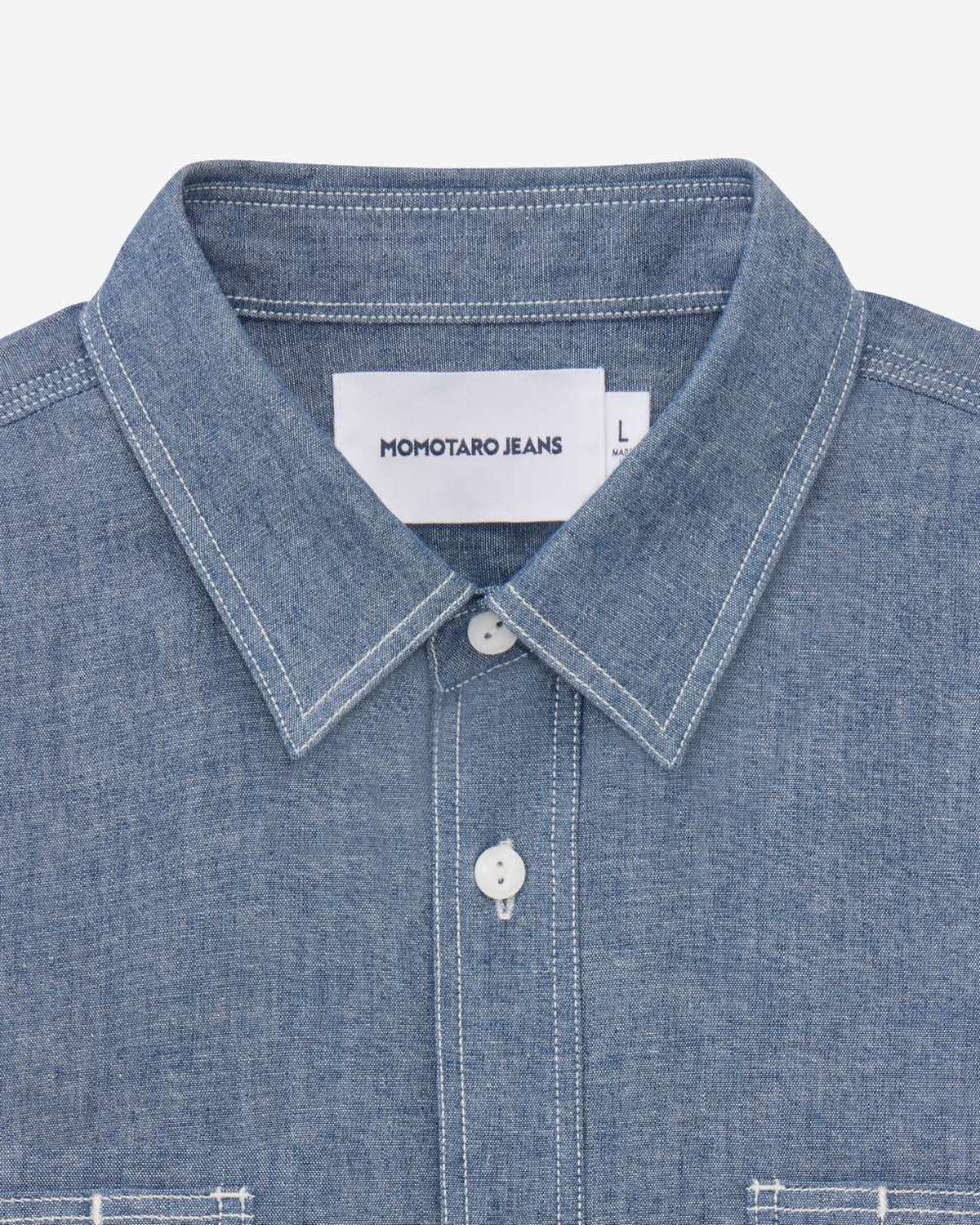 MMLS3000 TRIPLE STITCH L/S CHAMBRAY SHIRT - INDIGO