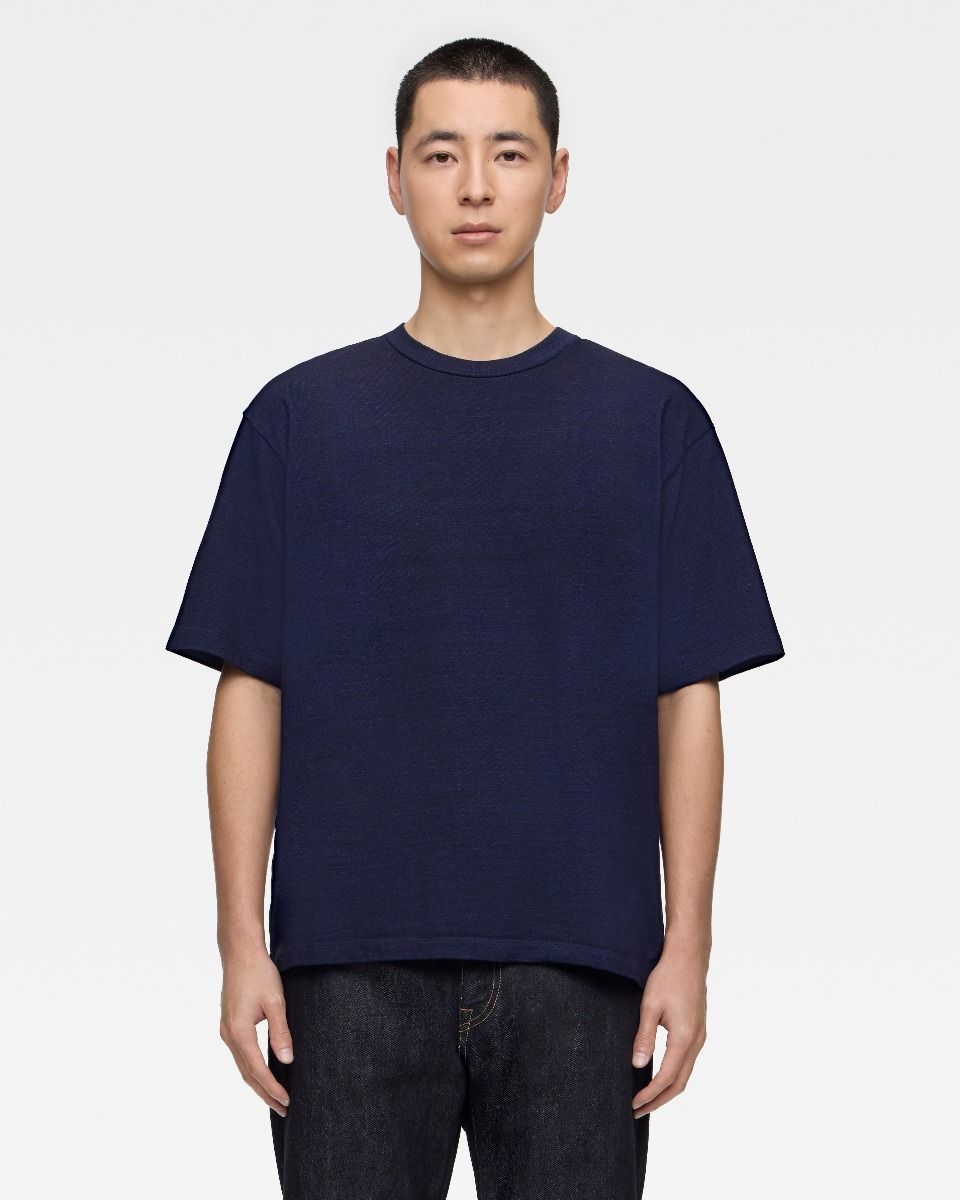 MXTS10334A YARN DYED S/S TEE - INDIGO - INDIGO