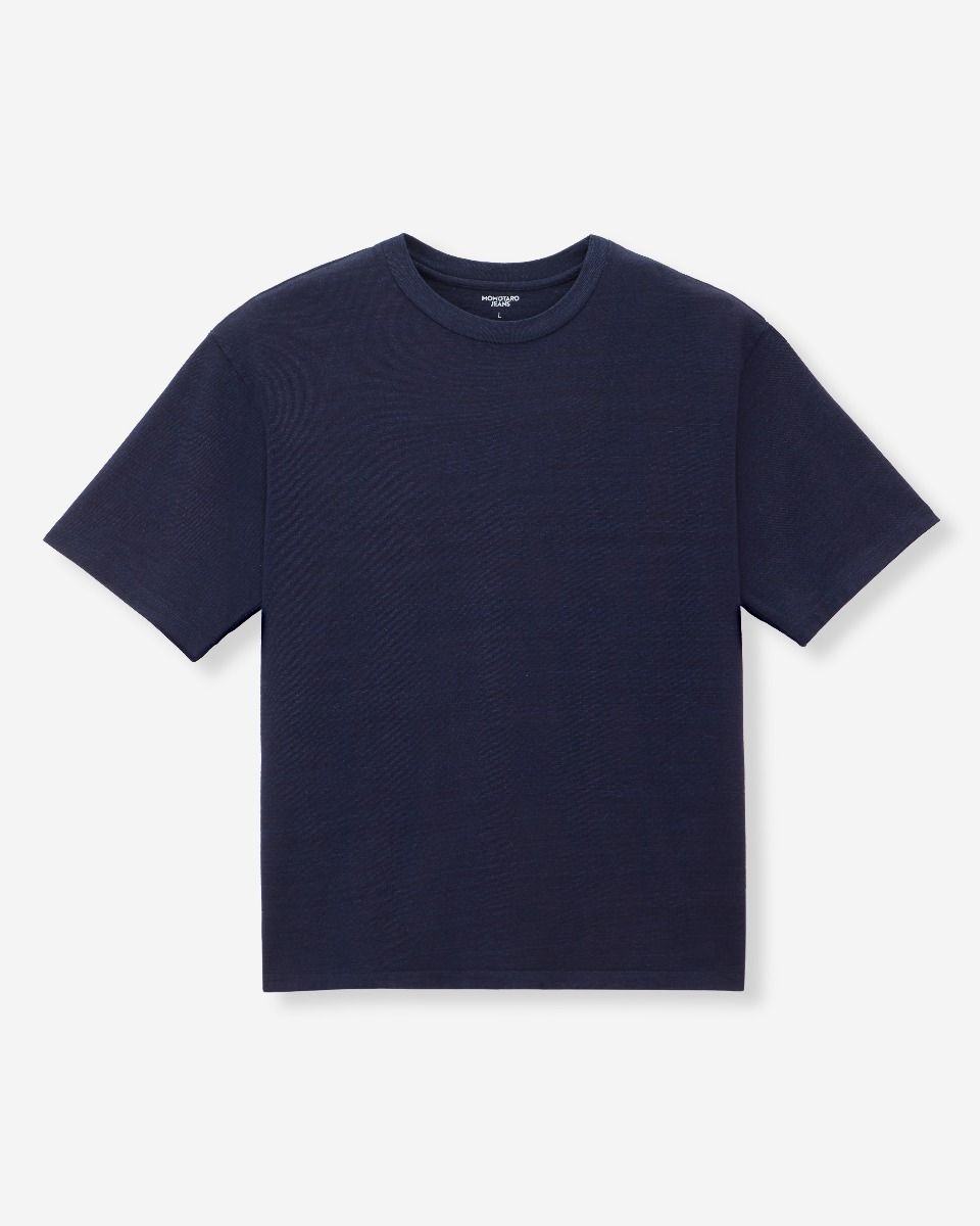 MXTS10334A YARN DYED S/S TEE - INDIGO - INDIGO