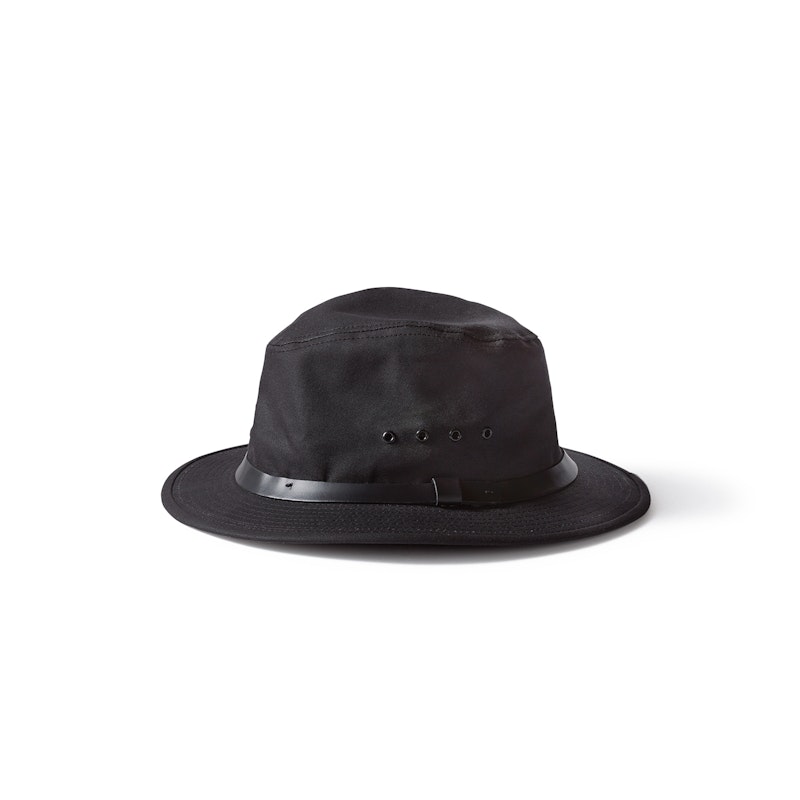 TIN CLOTH PACKER HAT - BLACK