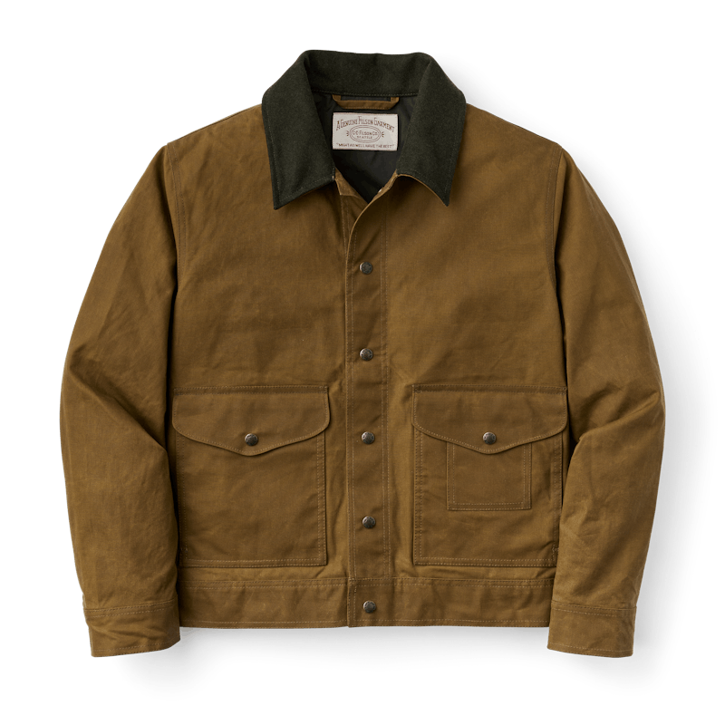 TIN CLOTH WORK JACKET - DARK TAN