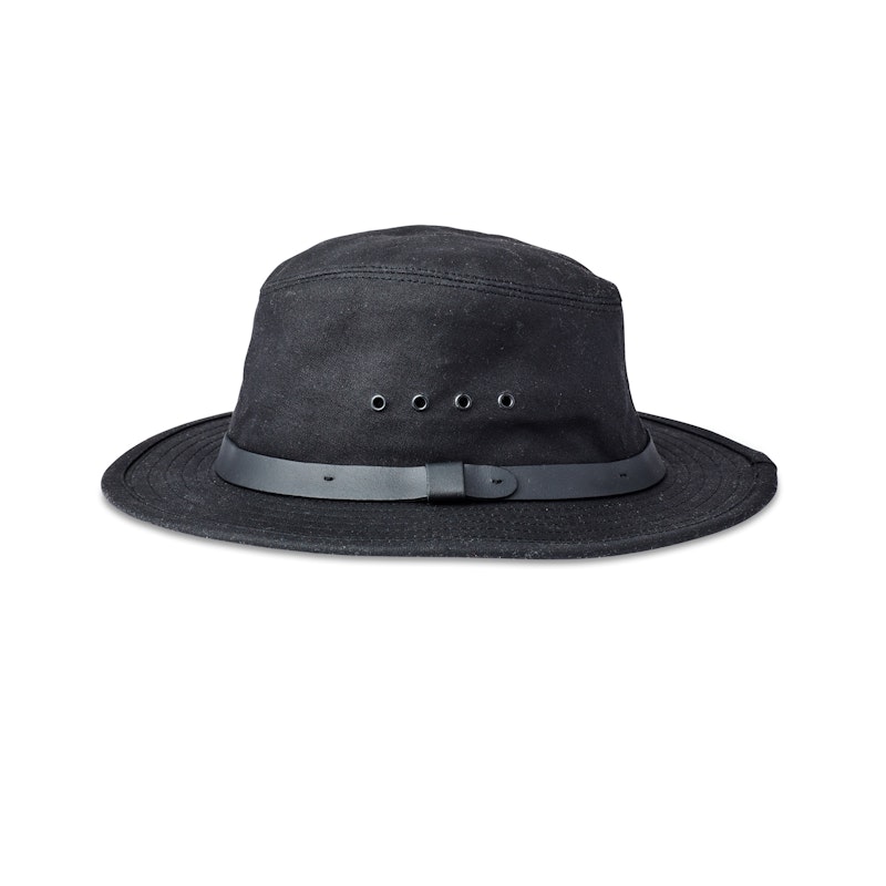 TIN CLOTH PACKER HAT - BLACK