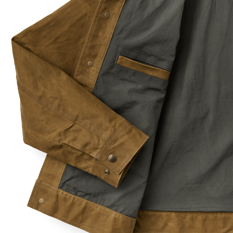 TIN CLOTH WORK JACKET - DARK TAN