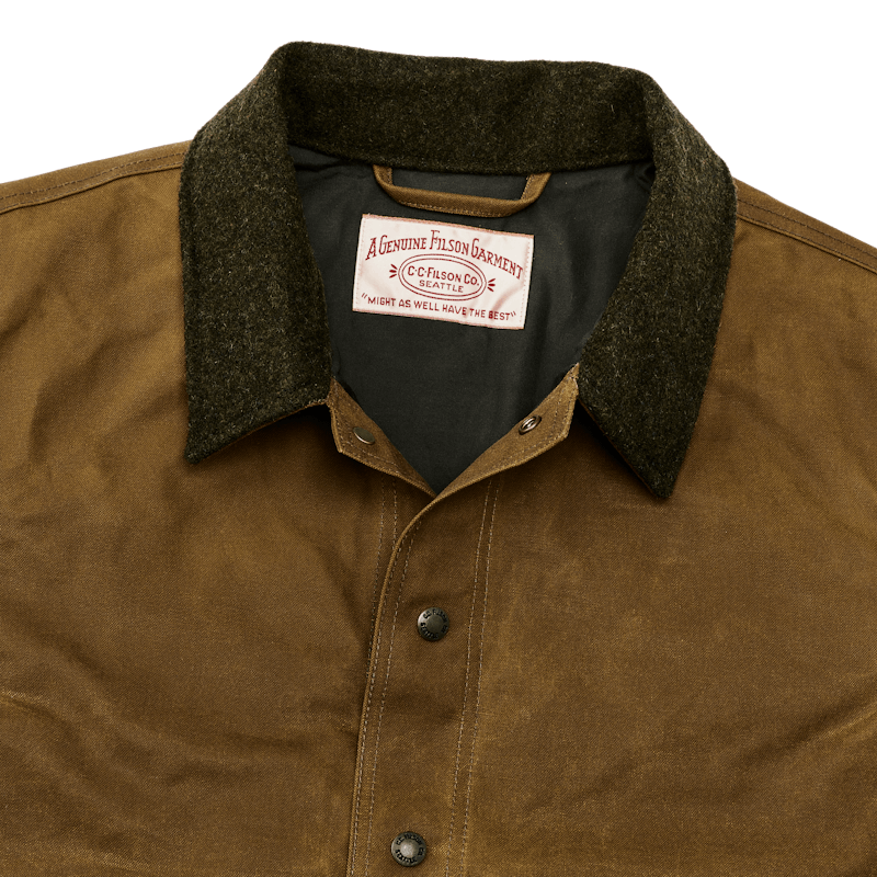 TIN CLOTH WORK JACKET - DARK TAN