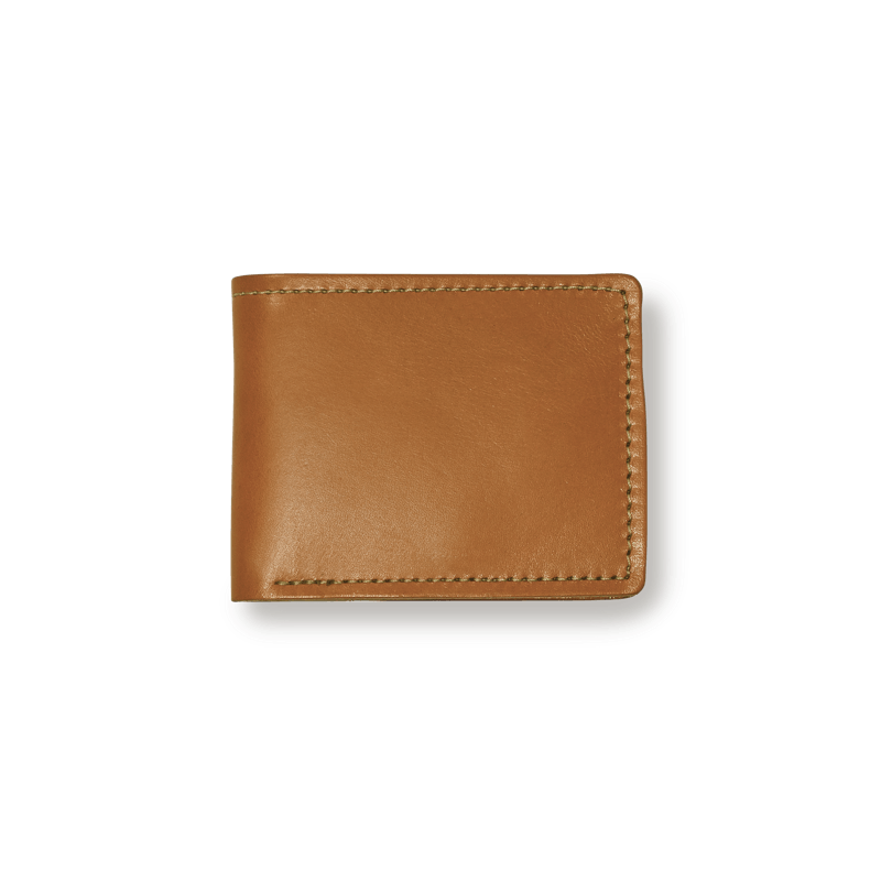 BRIDLE LEATHER BI-FOLD WALLET - BROWN