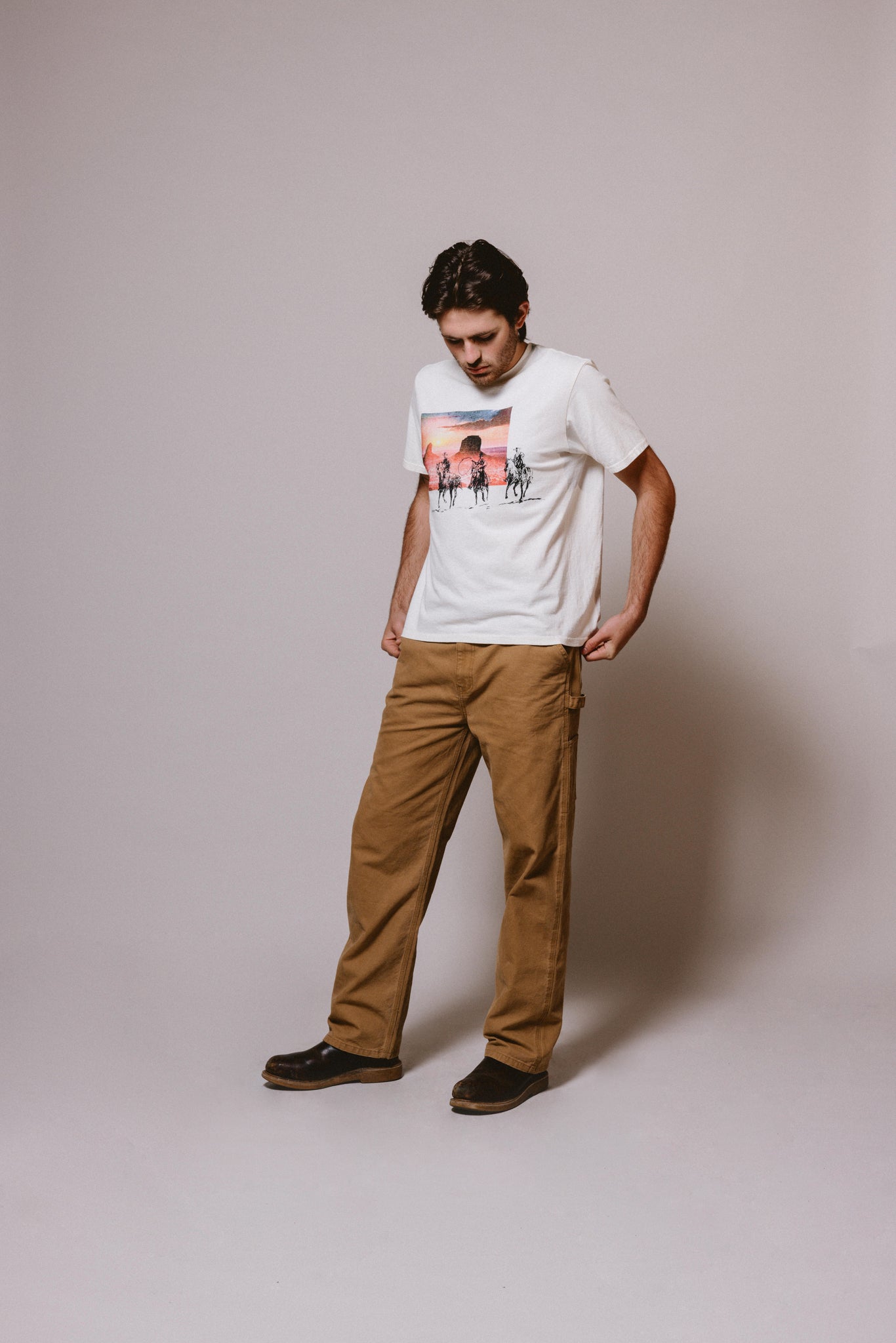 THE DAY THE RAINS CAME TSHIRT - BONE