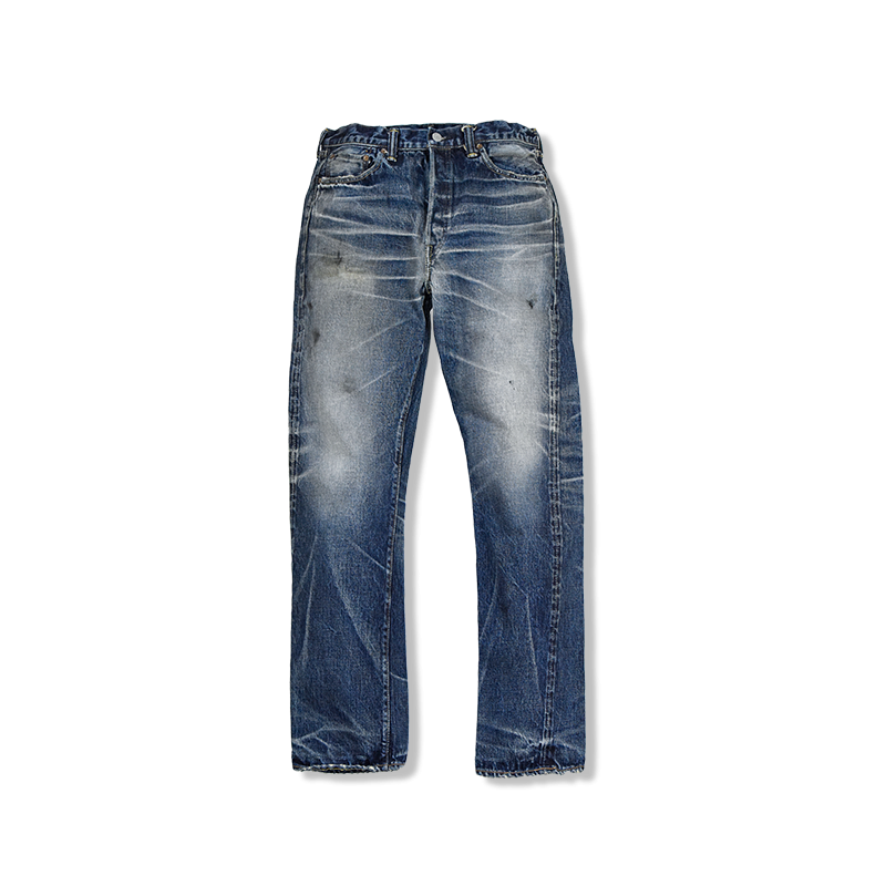 1345-1101 Fear Of The Dark (Straight Denim) - INDIGO