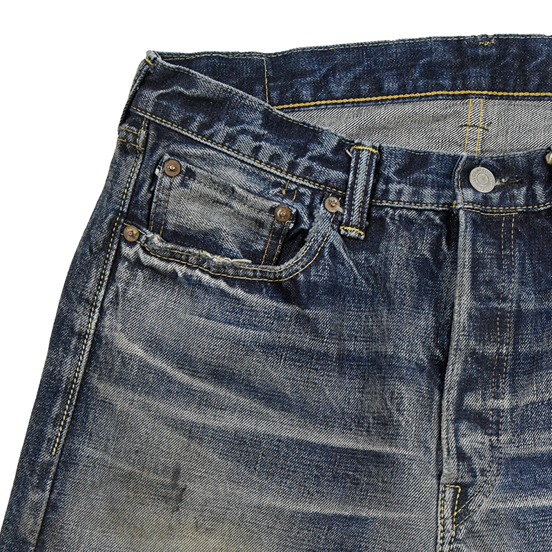 1345-1101 Fear Of The Dark (Straight Denim) - INDIGO