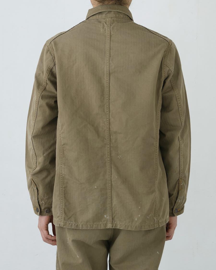 2015-9 HBT Military Chore Jacket (24AW) - OLIVE DRAB