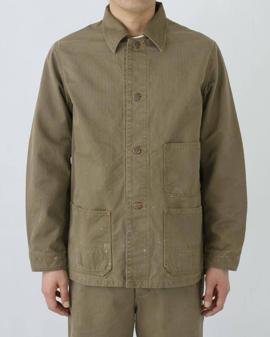 2015-9 HBT Military Chore Jacket (24AW) - OLIVE DRAB