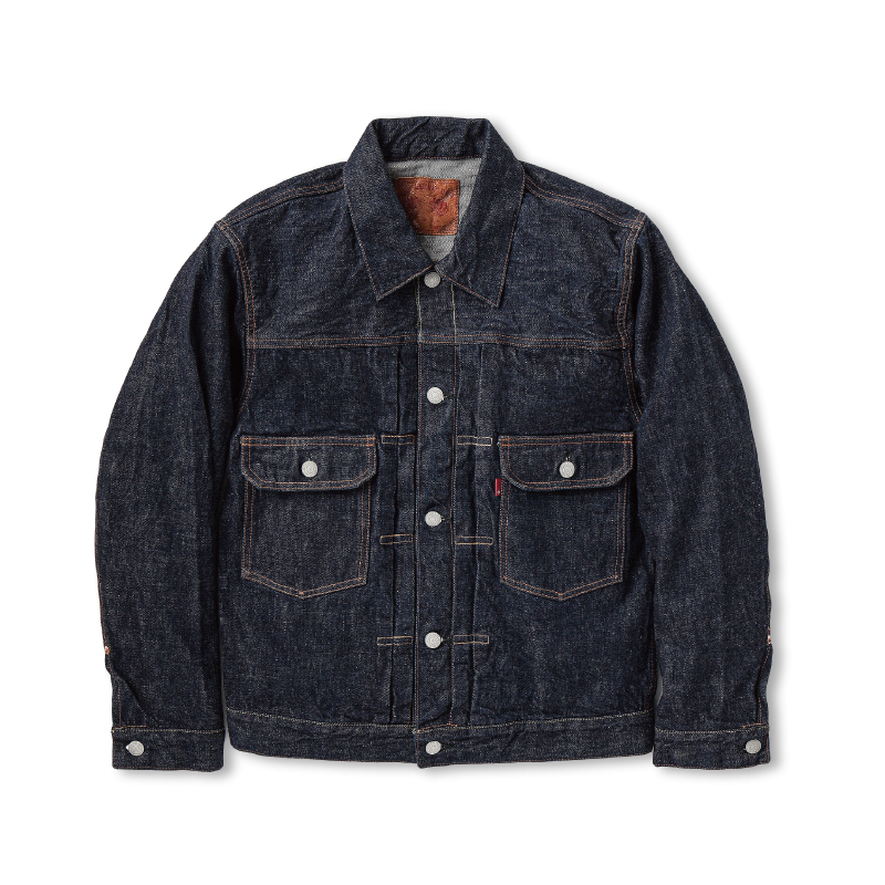 2102XXW-20 Type 2 Denim Jacket Heavy Oz (One Wash) - INDIGO