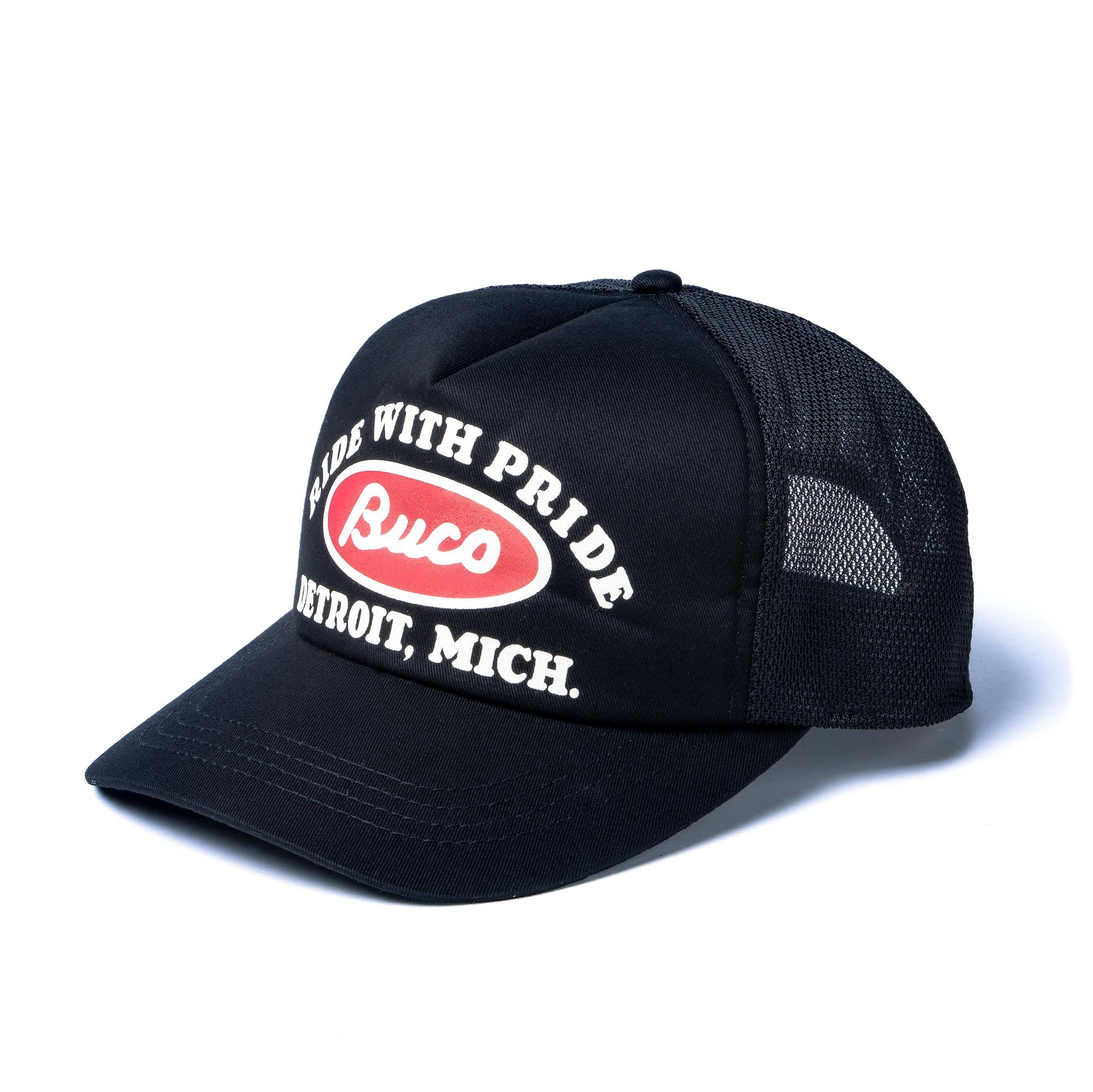 BA26001 BUCO MESH CAP / BUCO OVAL - BLACK
