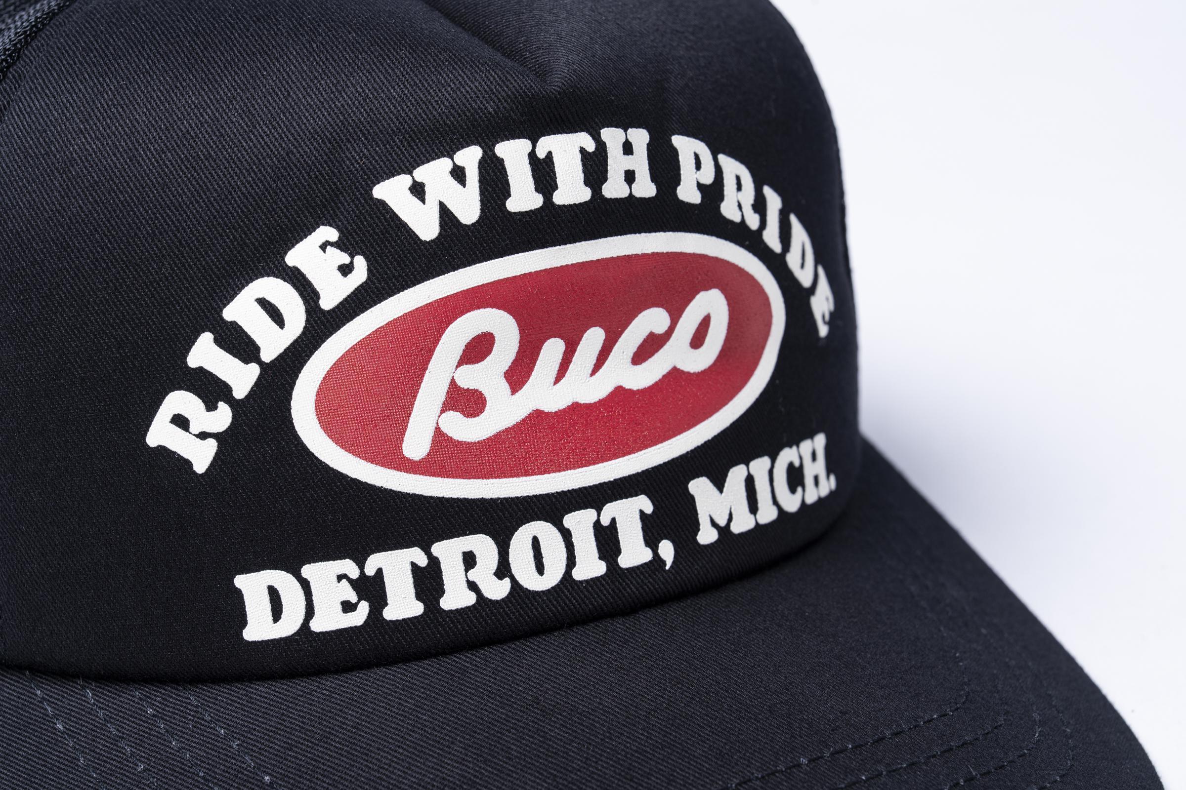 BA26001 BUCO MESH CAP / BUCO OVAL - BLACK
