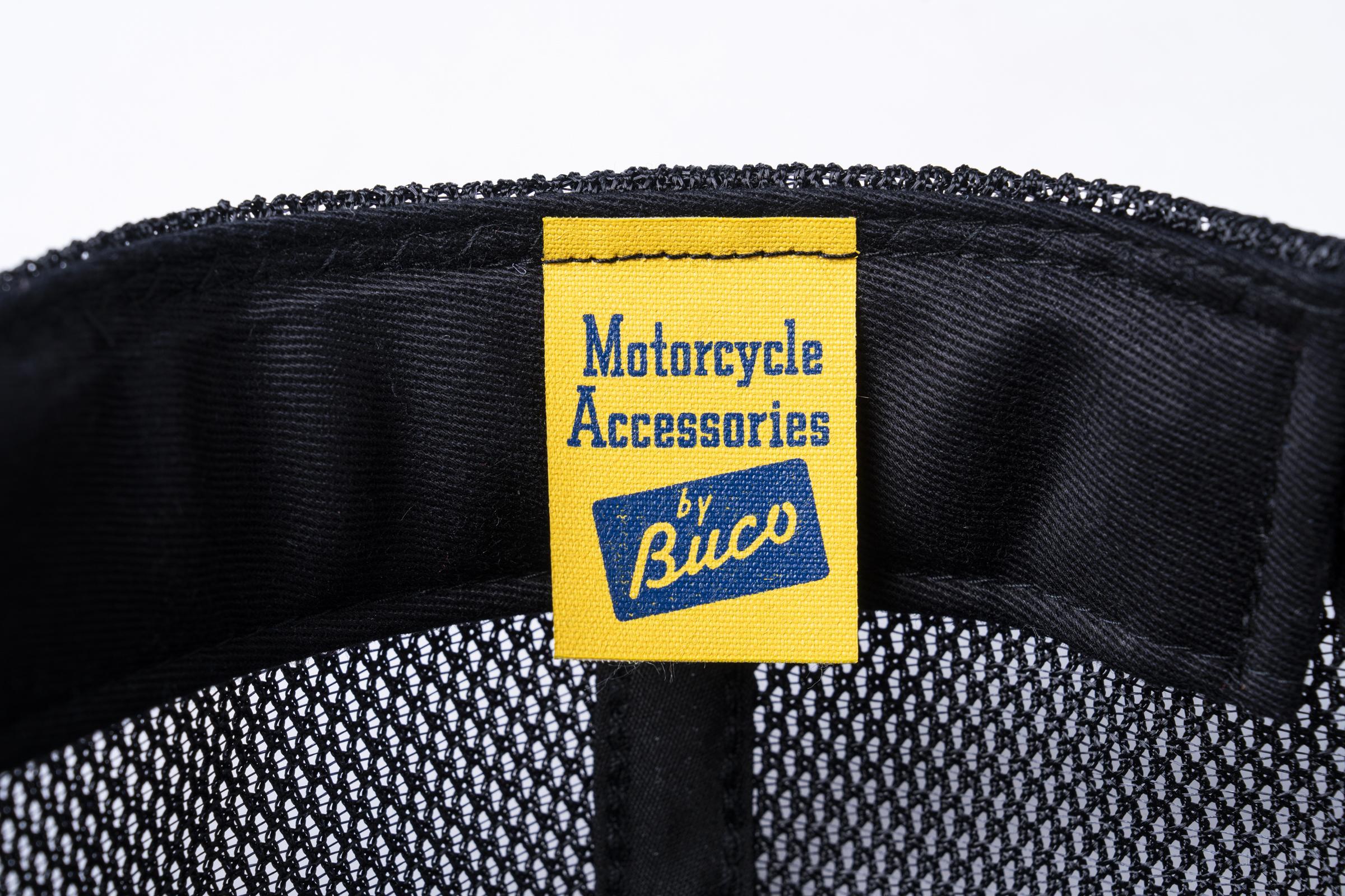 BA26001 BUCO MESH CAP / BUCO OVAL - BLACK