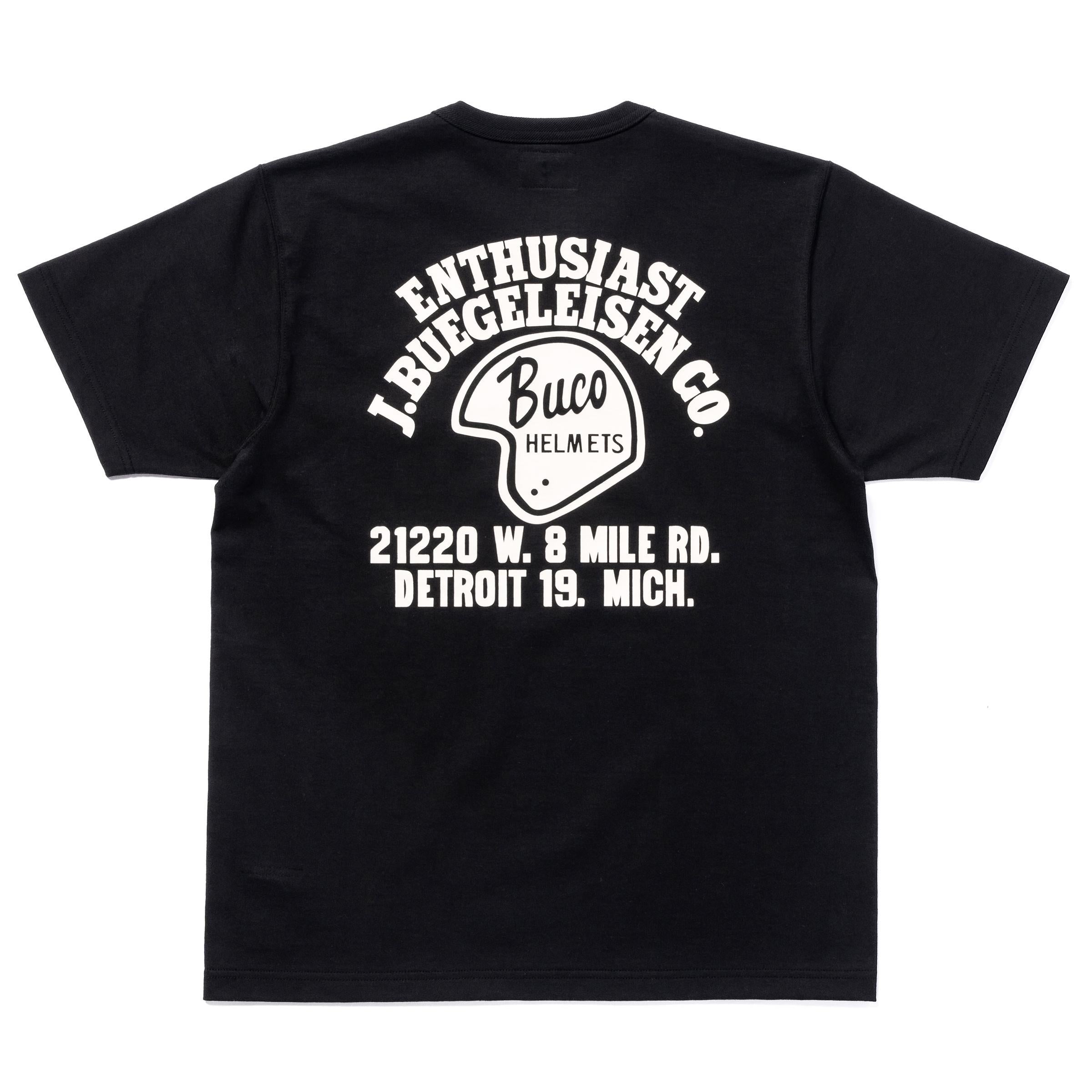 BC25005 BUCO TEE / ENTHUSIAST - BLACK