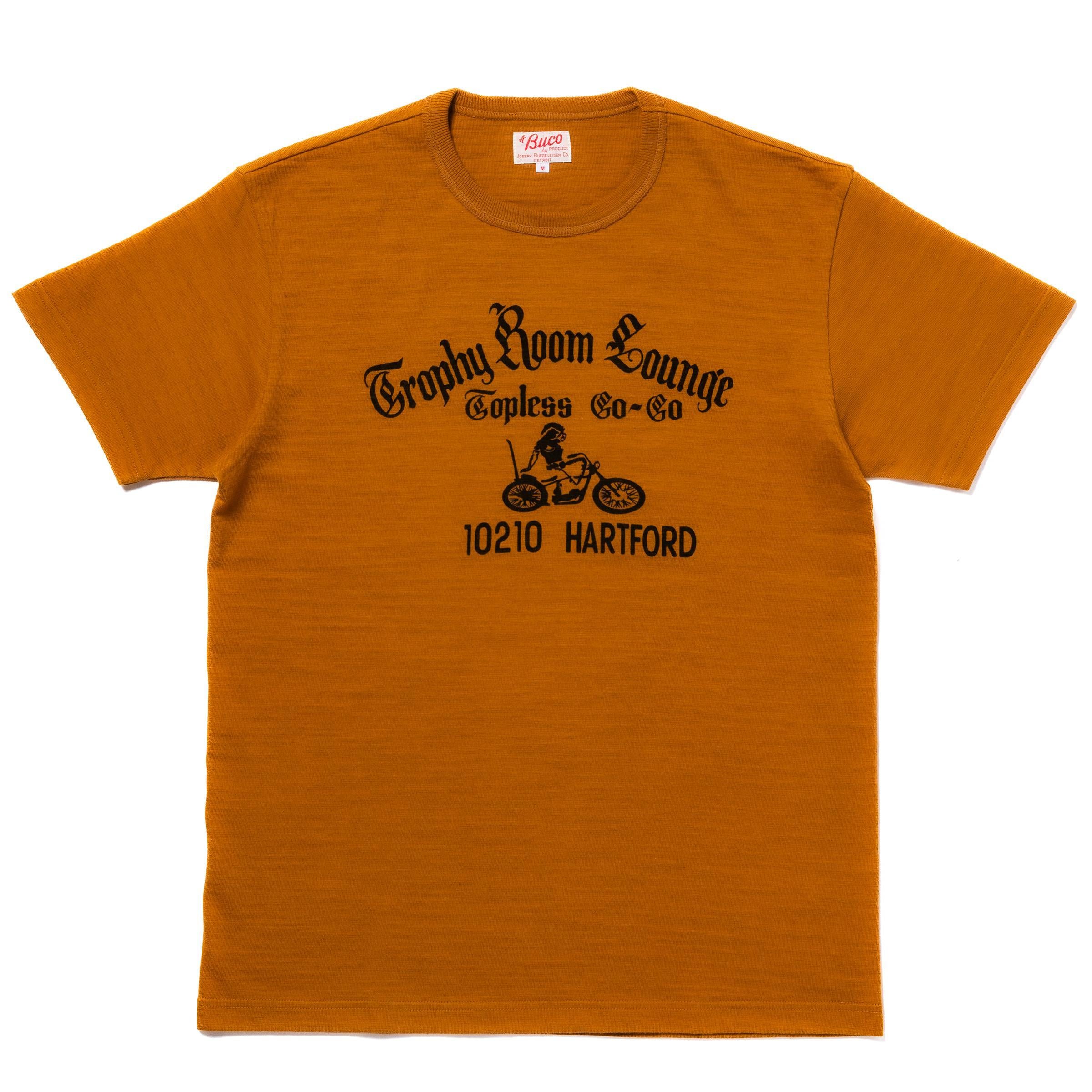 BC25007 ATHLETIC T-SHIRT / TROPHY ROOM LOUNGE - MUSTARD