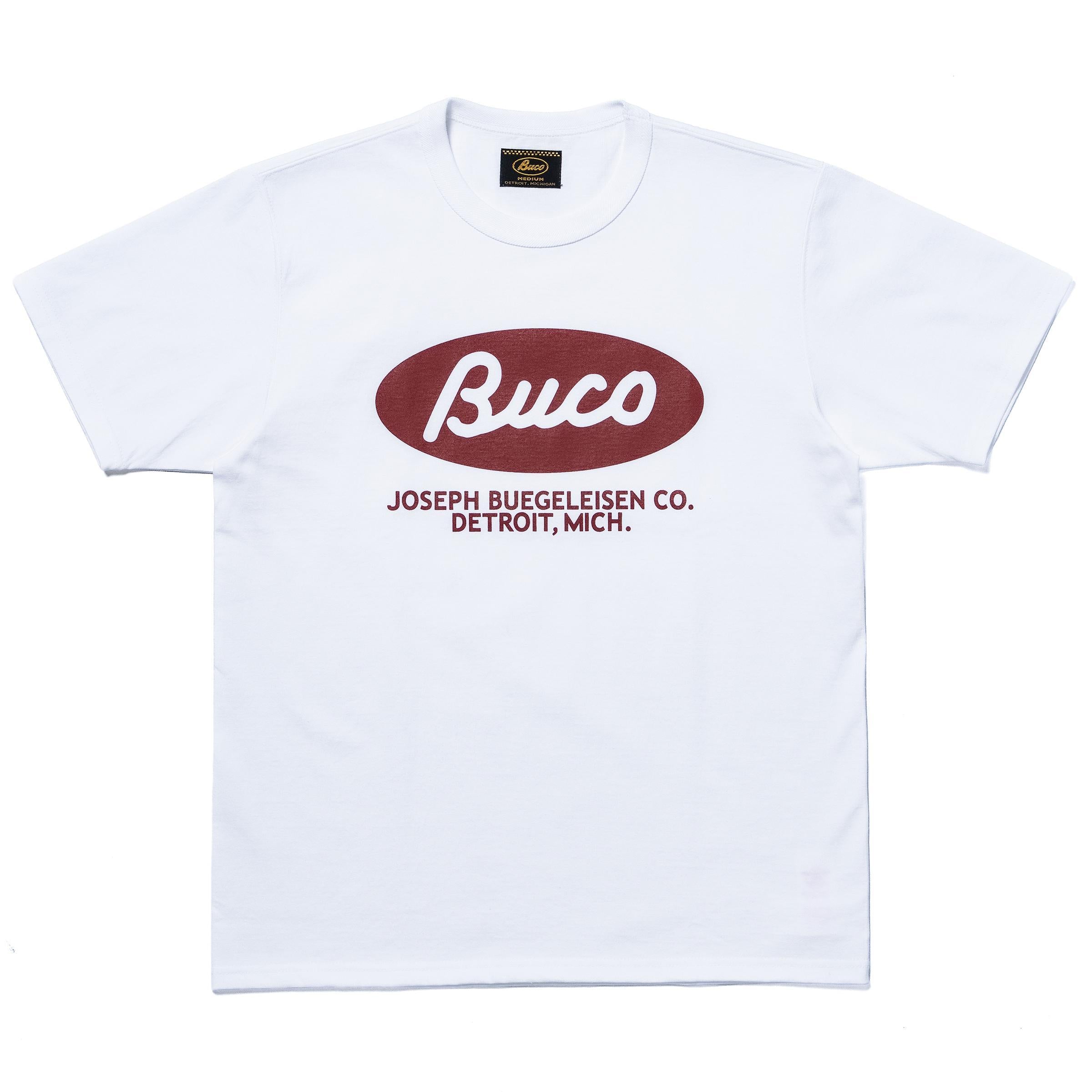 BC26003 BUCO TEE / BUCO OVAL - WHITE
