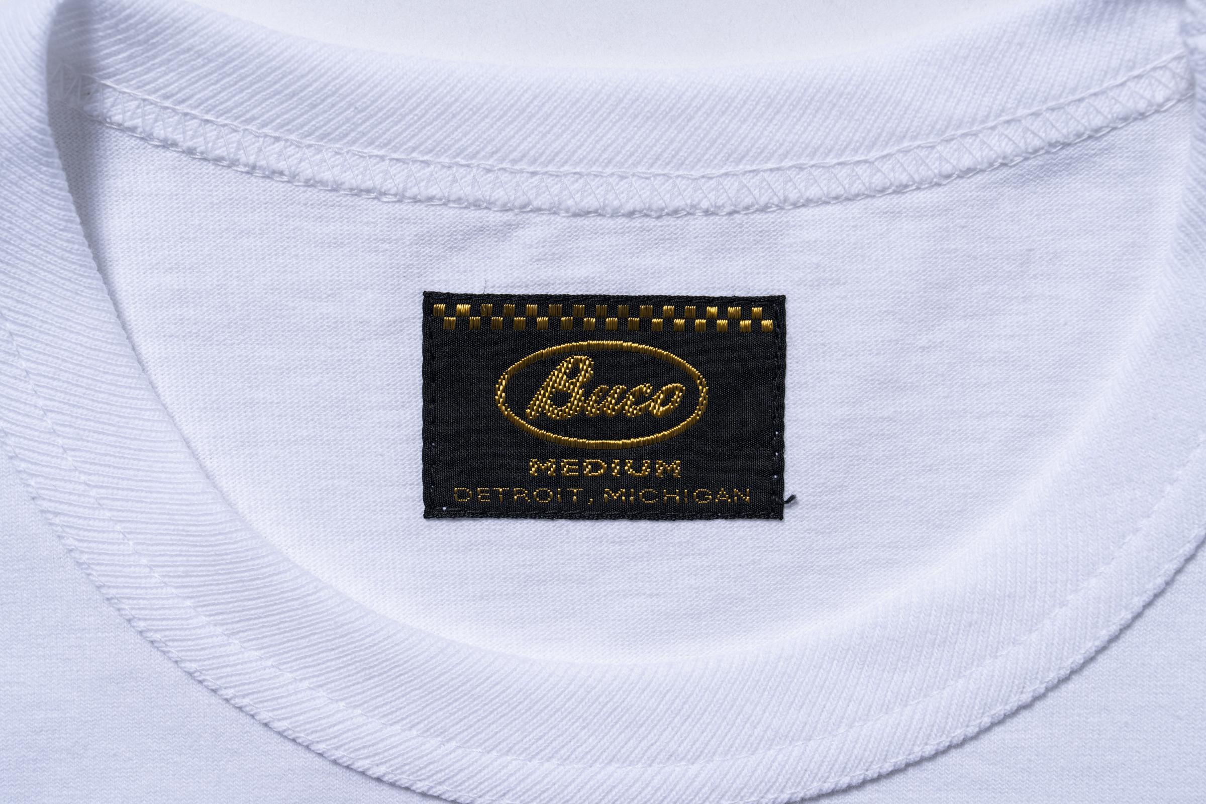 BC26003 BUCO TEE / BUCO OVAL - WHITE