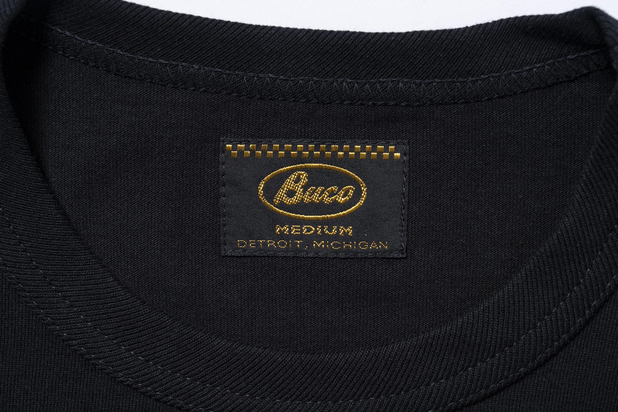 BC26003 BUCO TEE / BUCO OVAL - BLACK